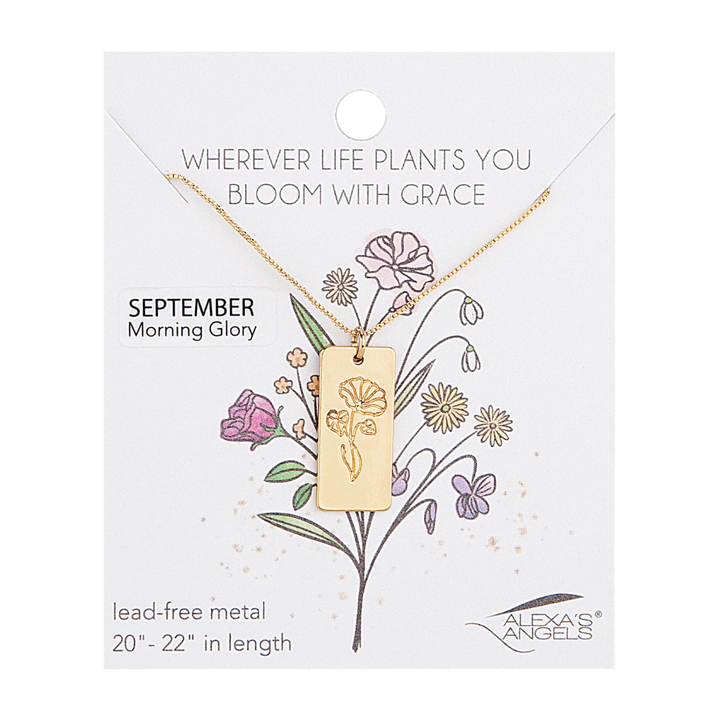 Alexa's Angels Birth Month Flower Necklace - Image 18