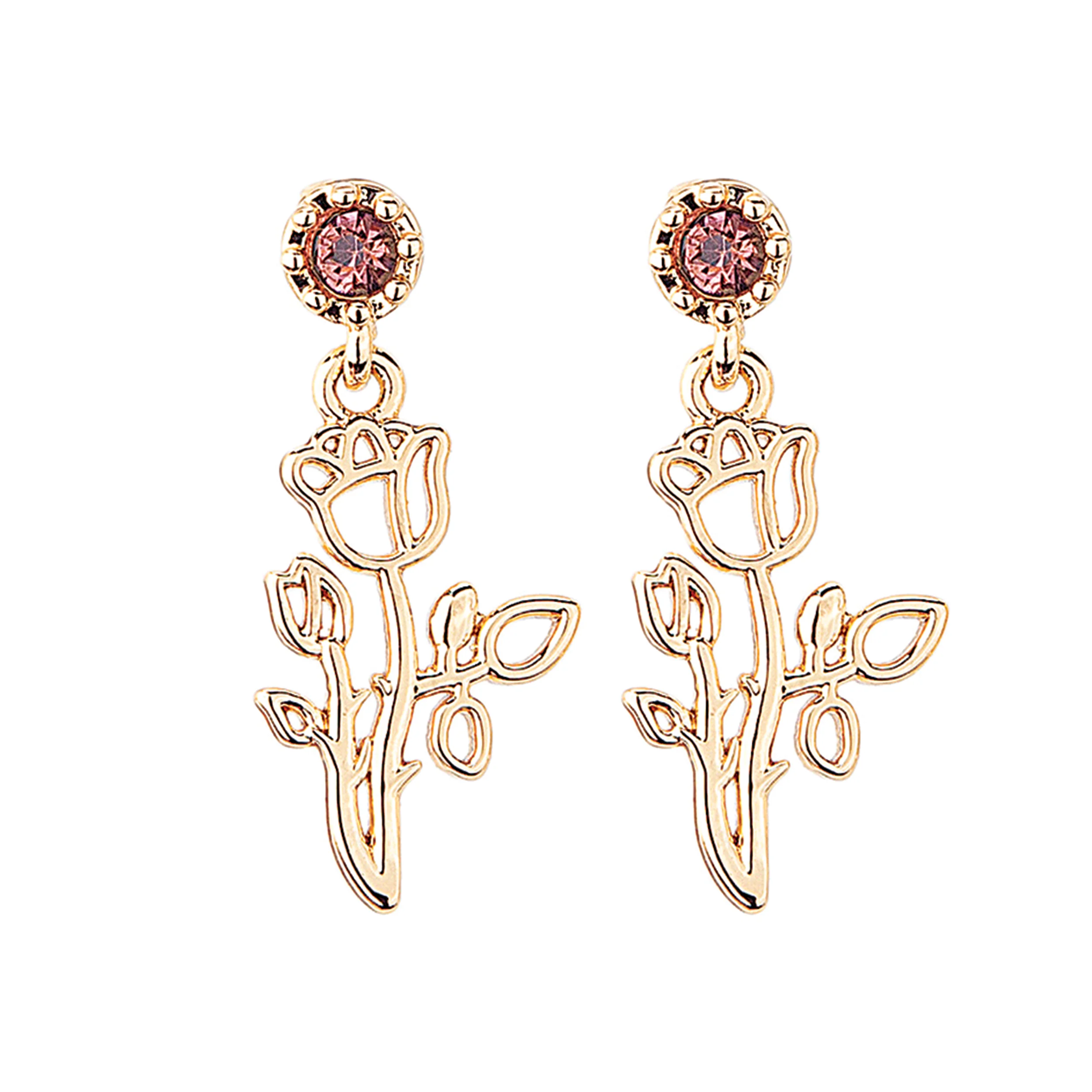 Alexa's Angels Birthstone Flower Earrings - Image 11