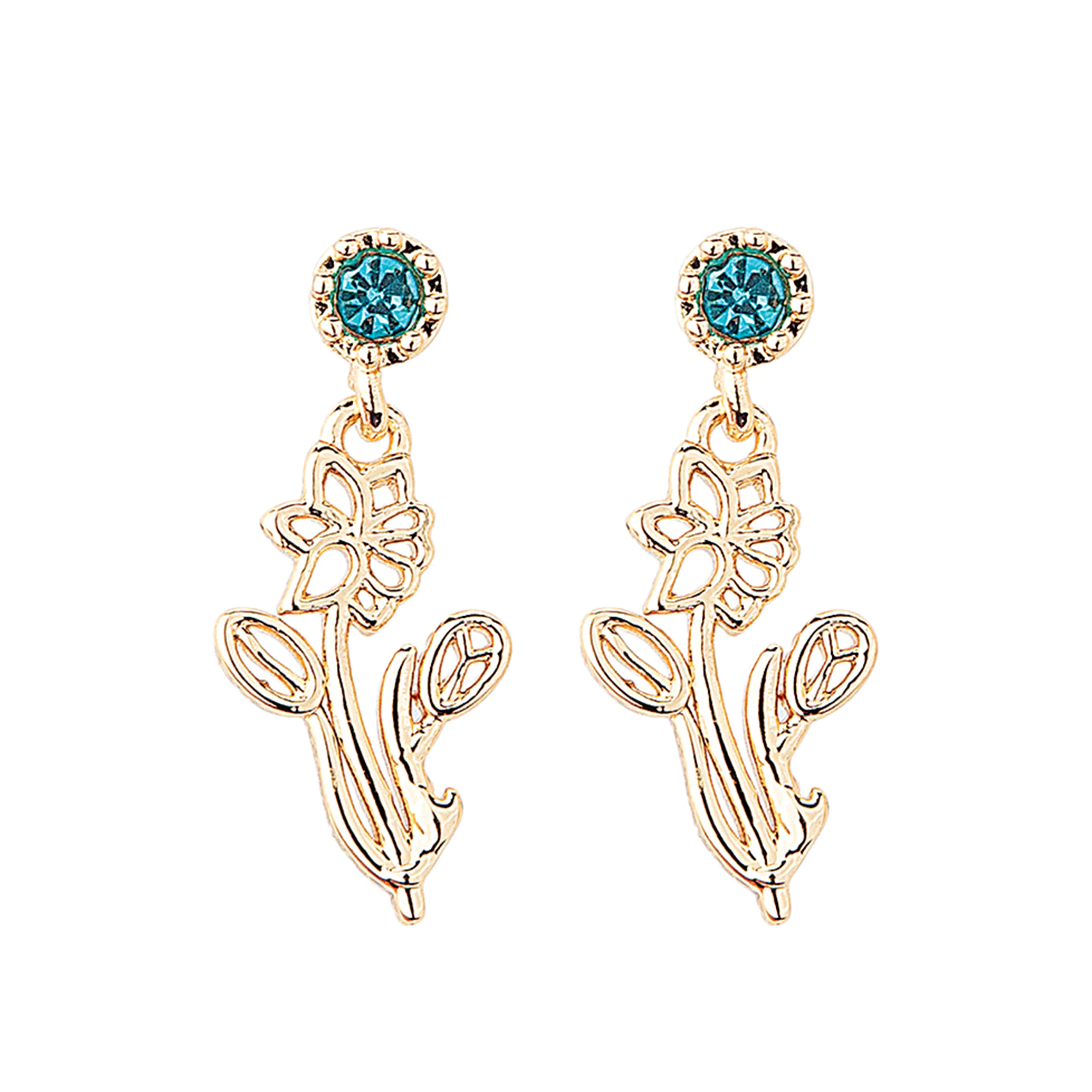 Alexa's Angels Birthstone Flower Earrings - Image 5