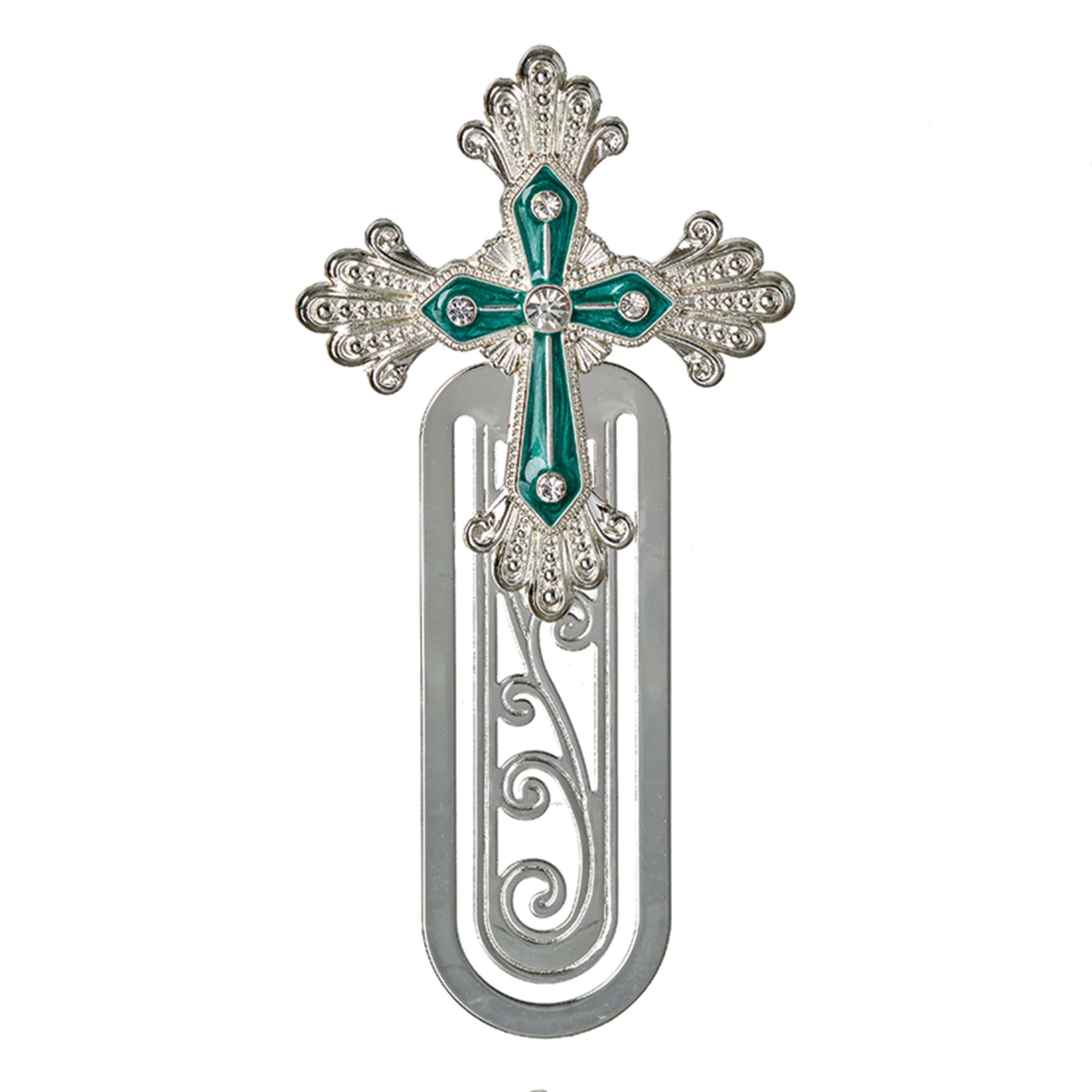 Caroline Collection Birthstone Jeweled Cross Bookmark - Image 5
