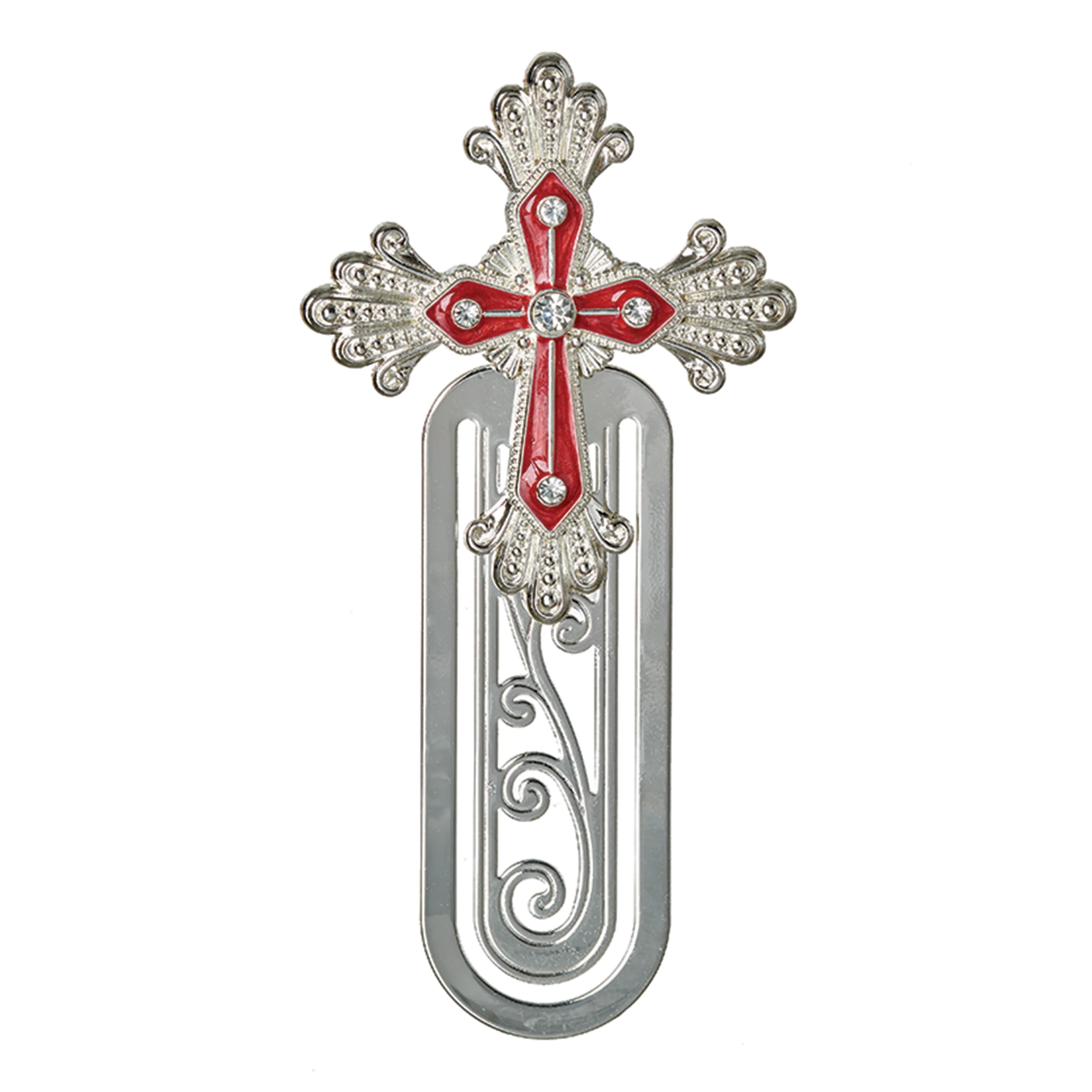 Caroline Collection Birthstone Jeweled Cross Bookmark - Image 7