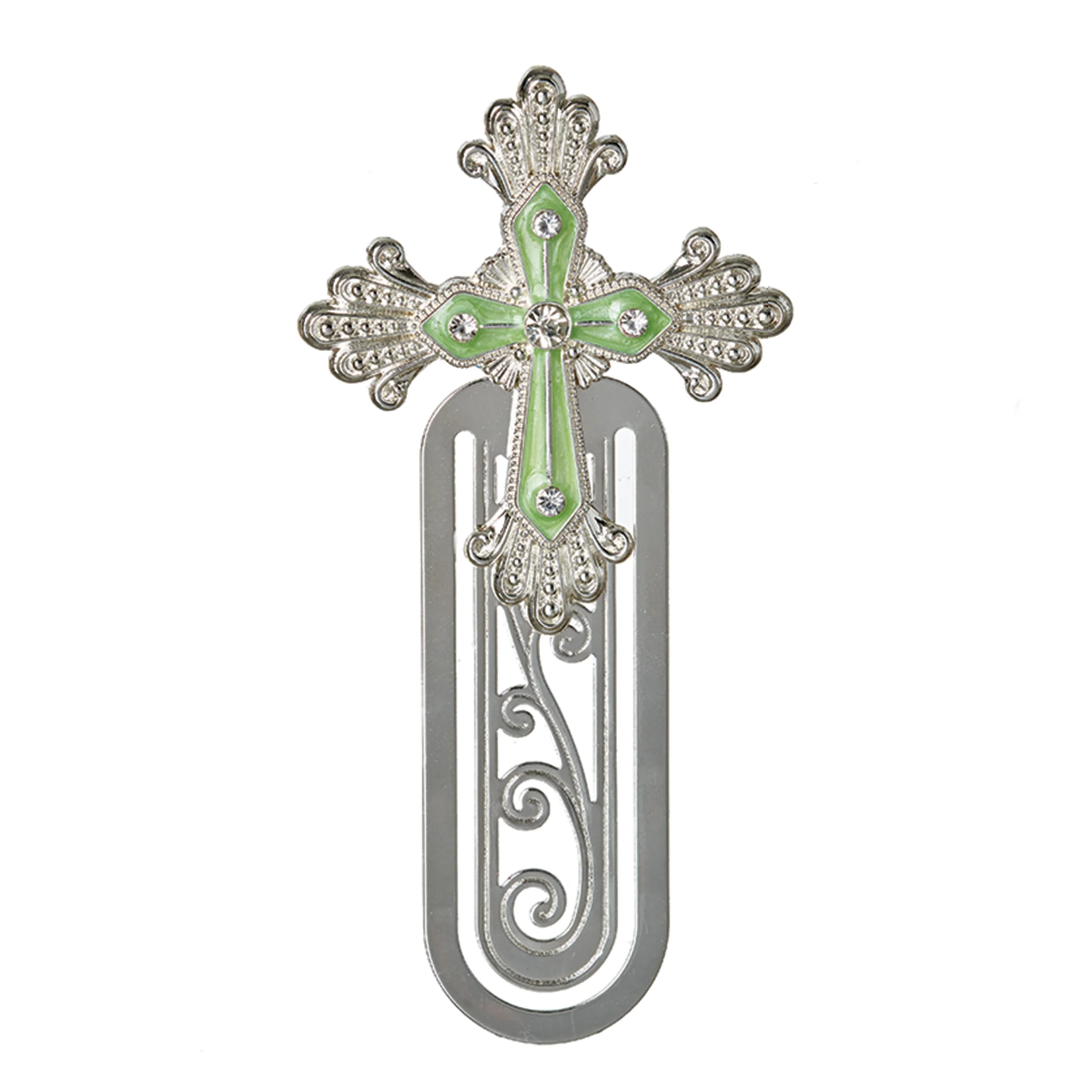 Caroline Collection Birthstone Jeweled Cross Bookmark - Image 8