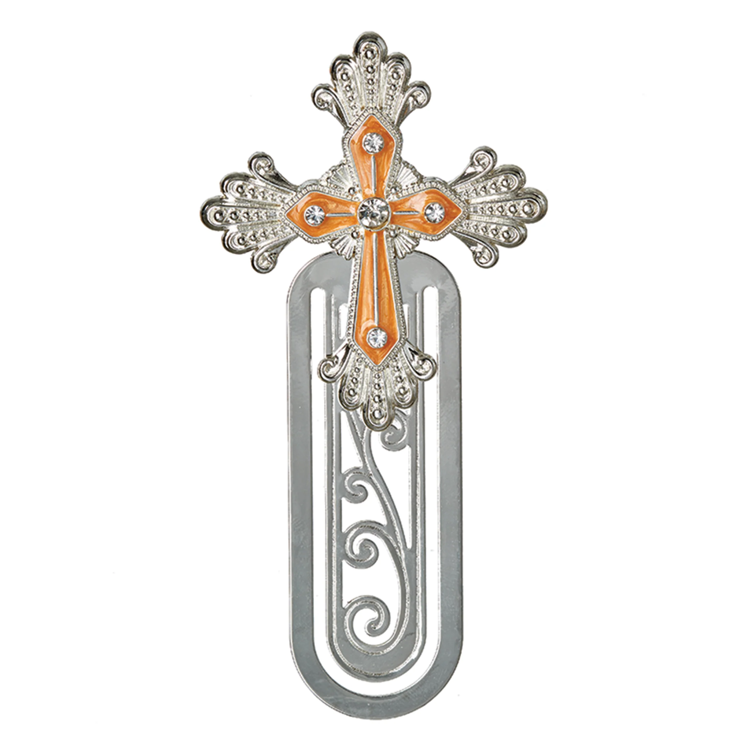 Caroline Collection Birthstone Jeweled Cross Bookmark - Image 9