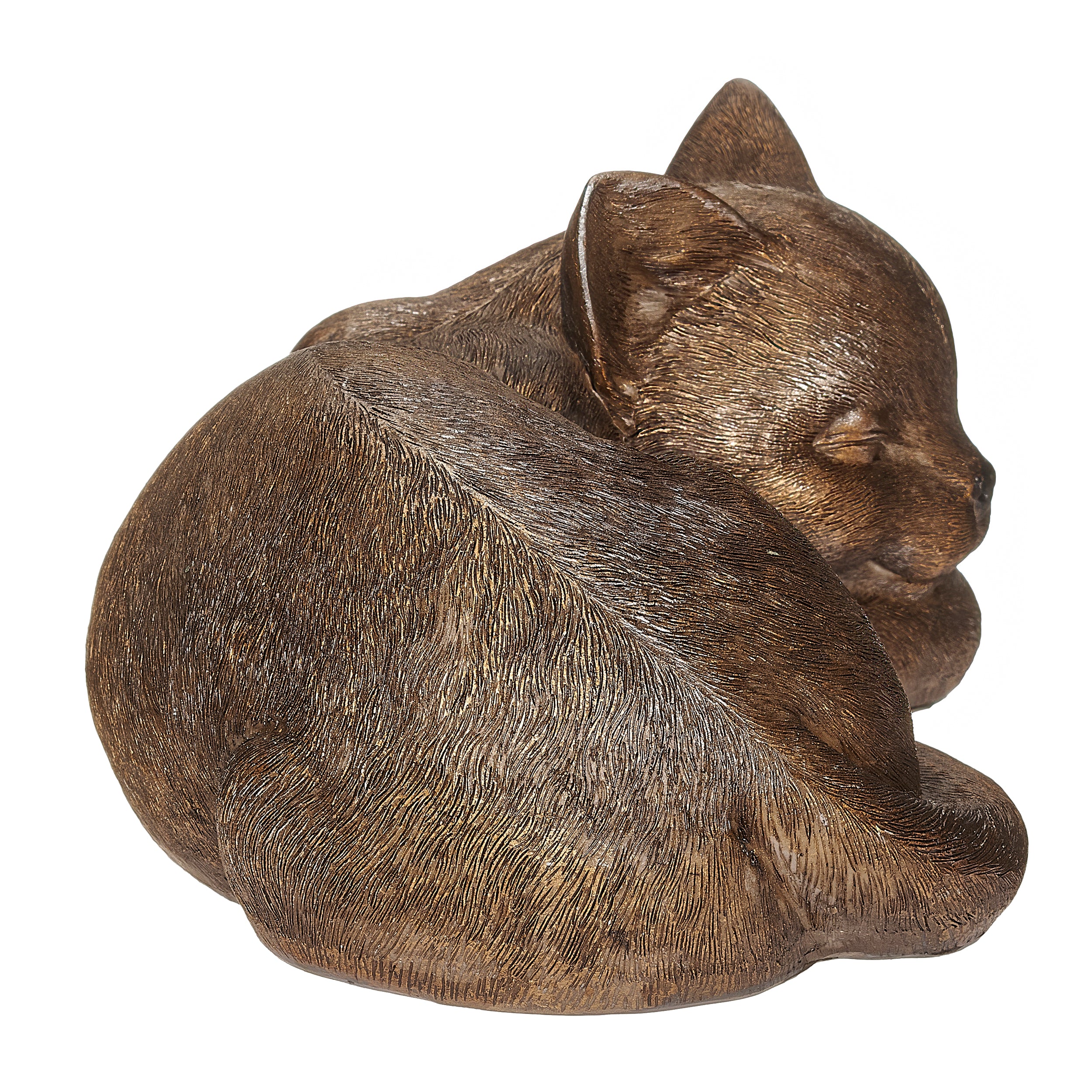 Sleeping Cat Garden Statue - Image 2