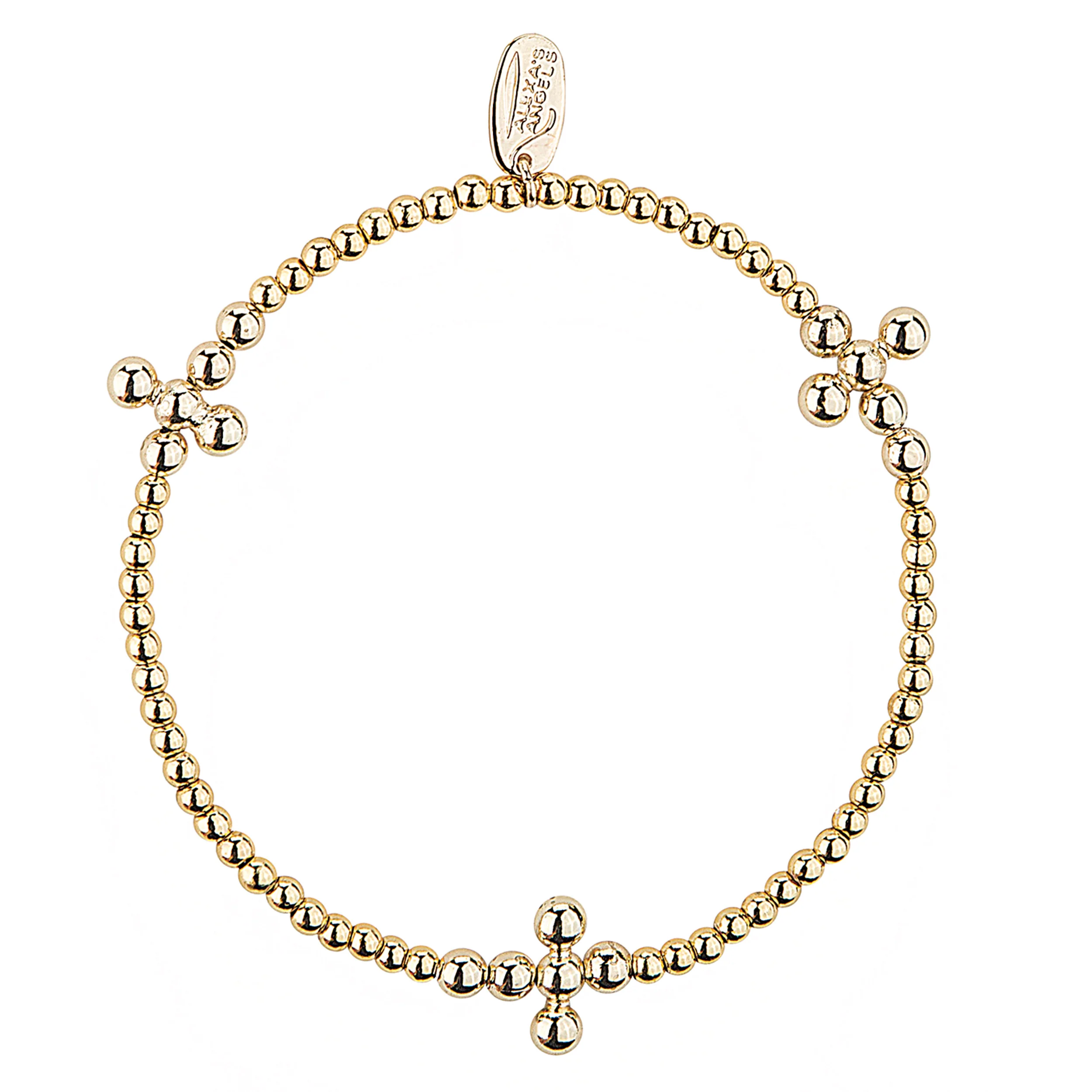 Alexa's Angels Bubble Cross Bracelet