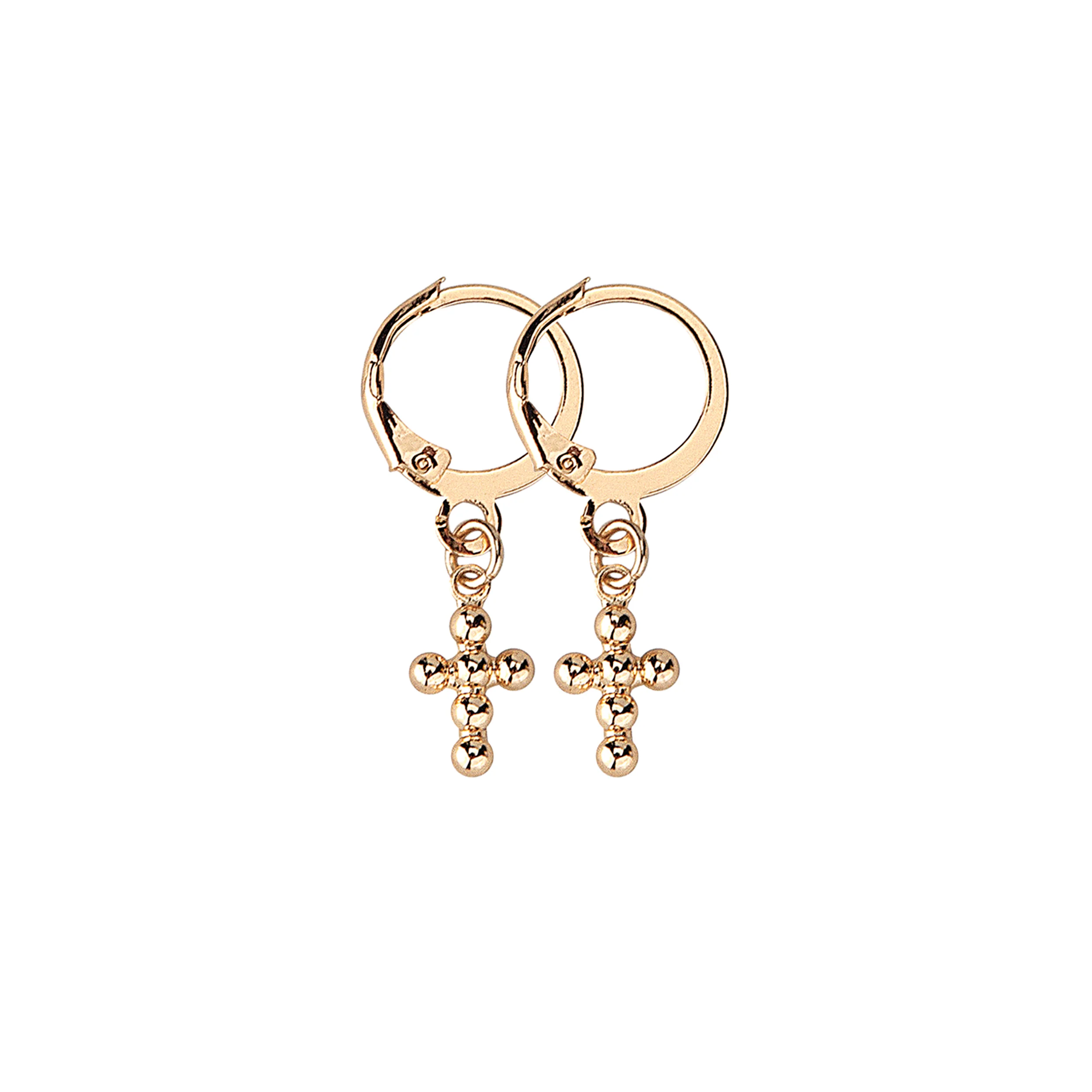 Alexa's Angels Bubble Cross Earrings - Image 4