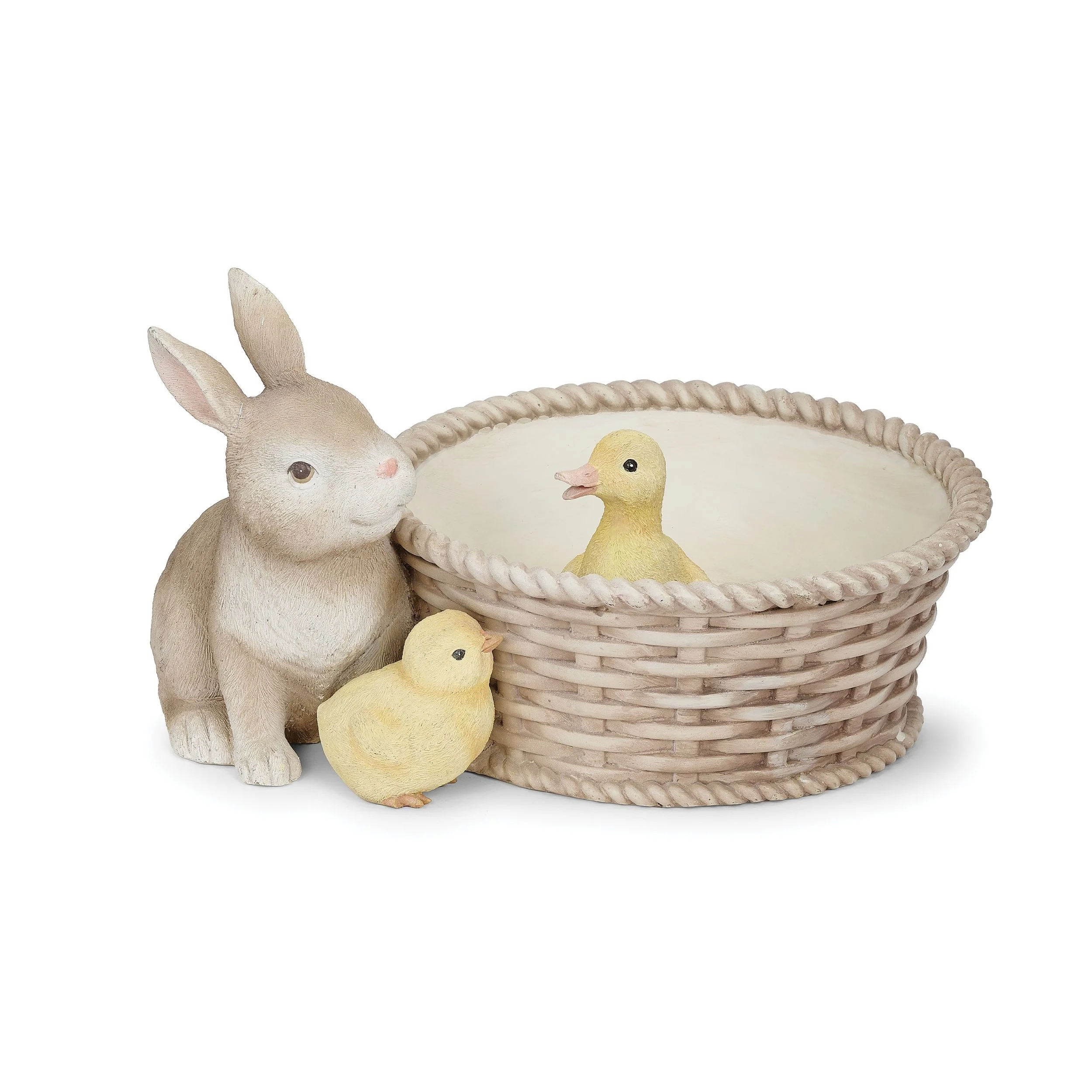 Easter Bunny, Chick, & Duck Basket Planter - Image 2