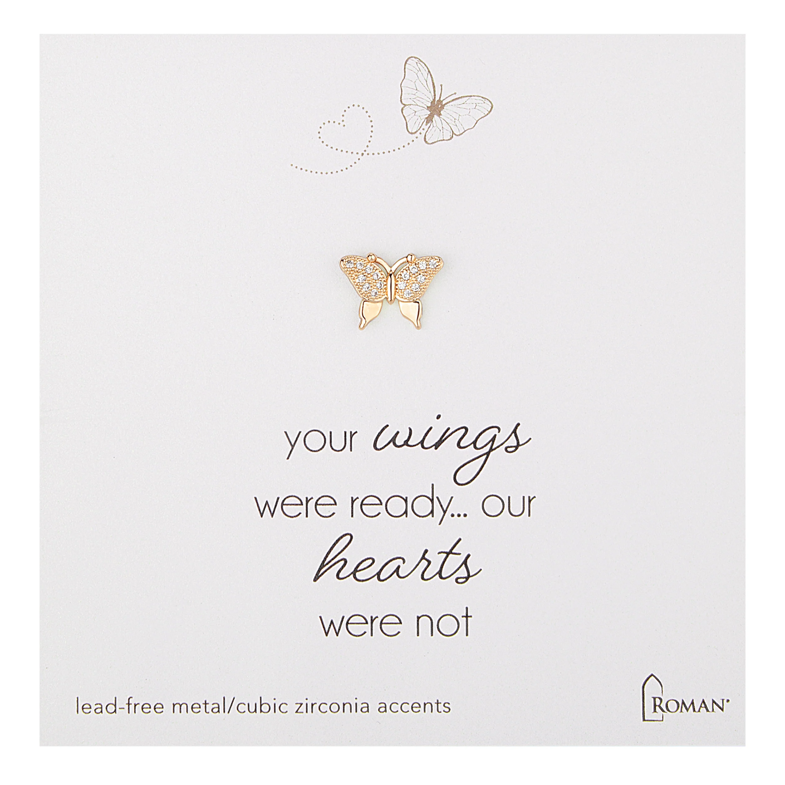 Butterfly Memorial Remembrance Pin