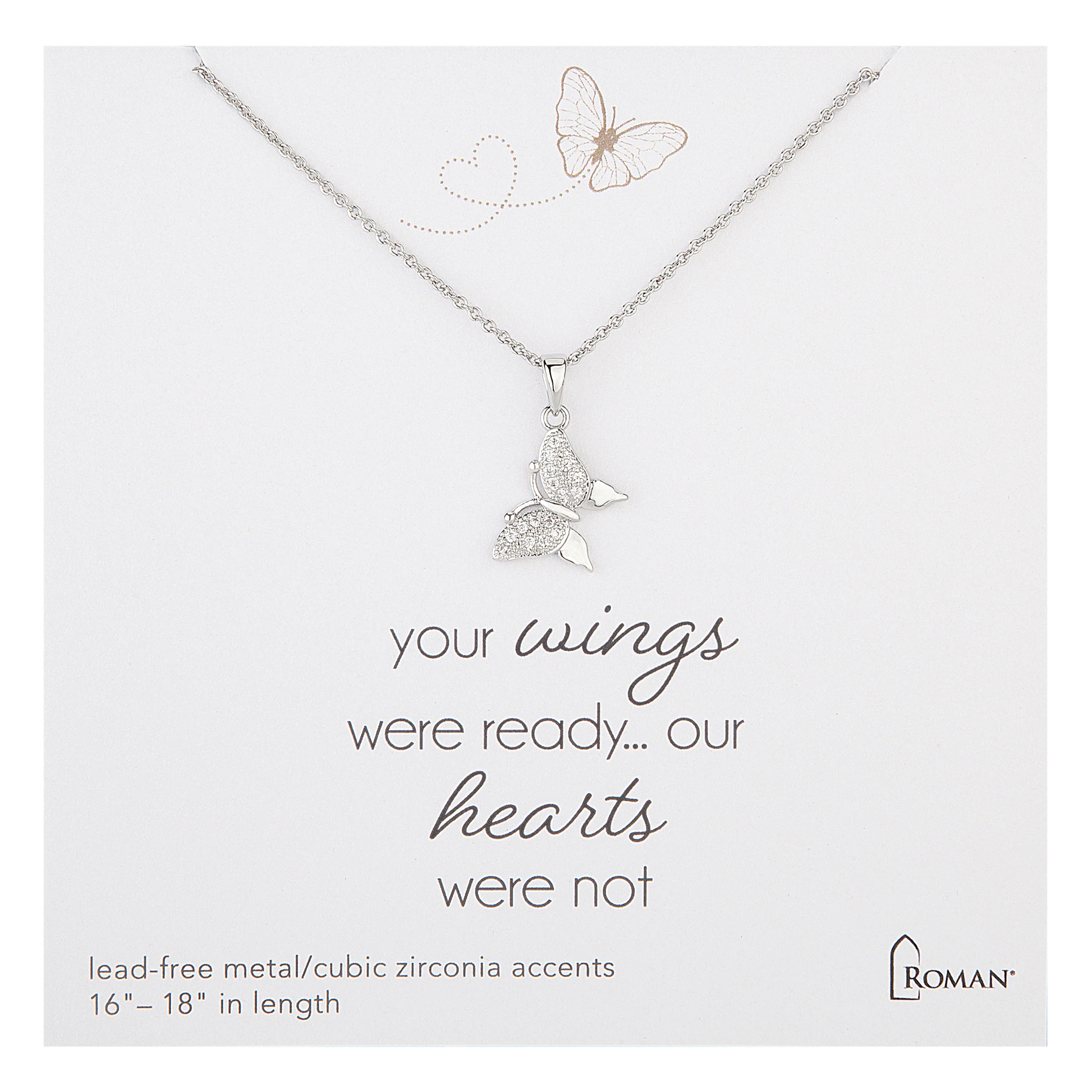 Butterfly Wings Remembrance Necklace - Image 2