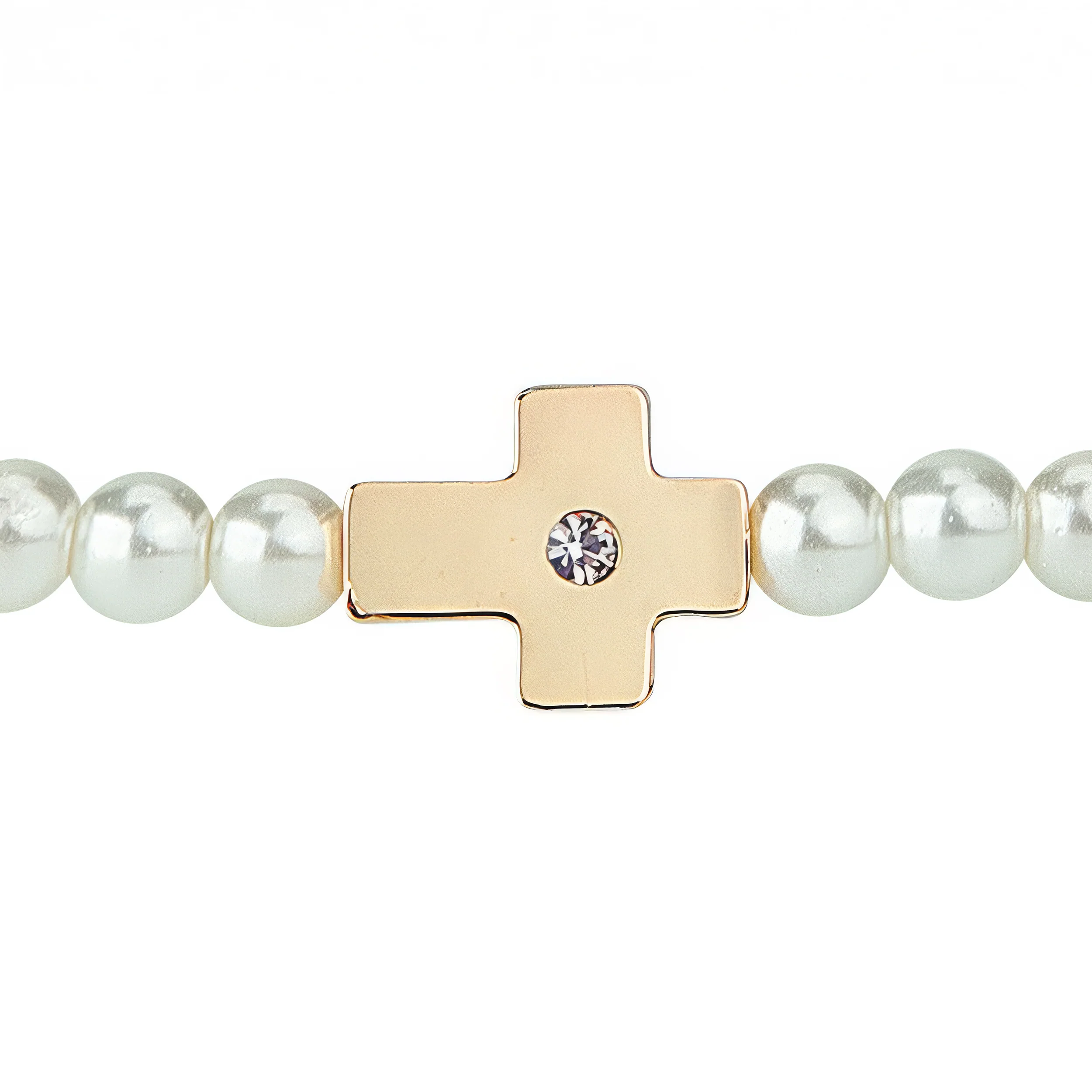 Alexa's Angels Children's Crystal Side Cross Bracelets - Image 2