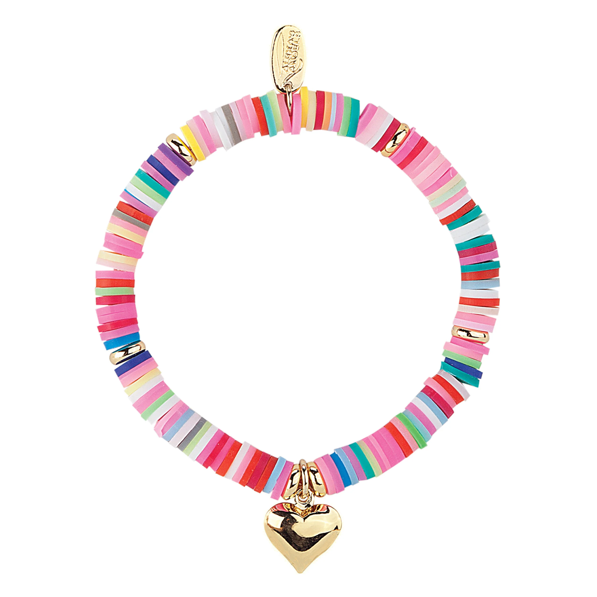 Alexa's Angels Children's Heishi Bead Faith and Love Bracelet - Image 3