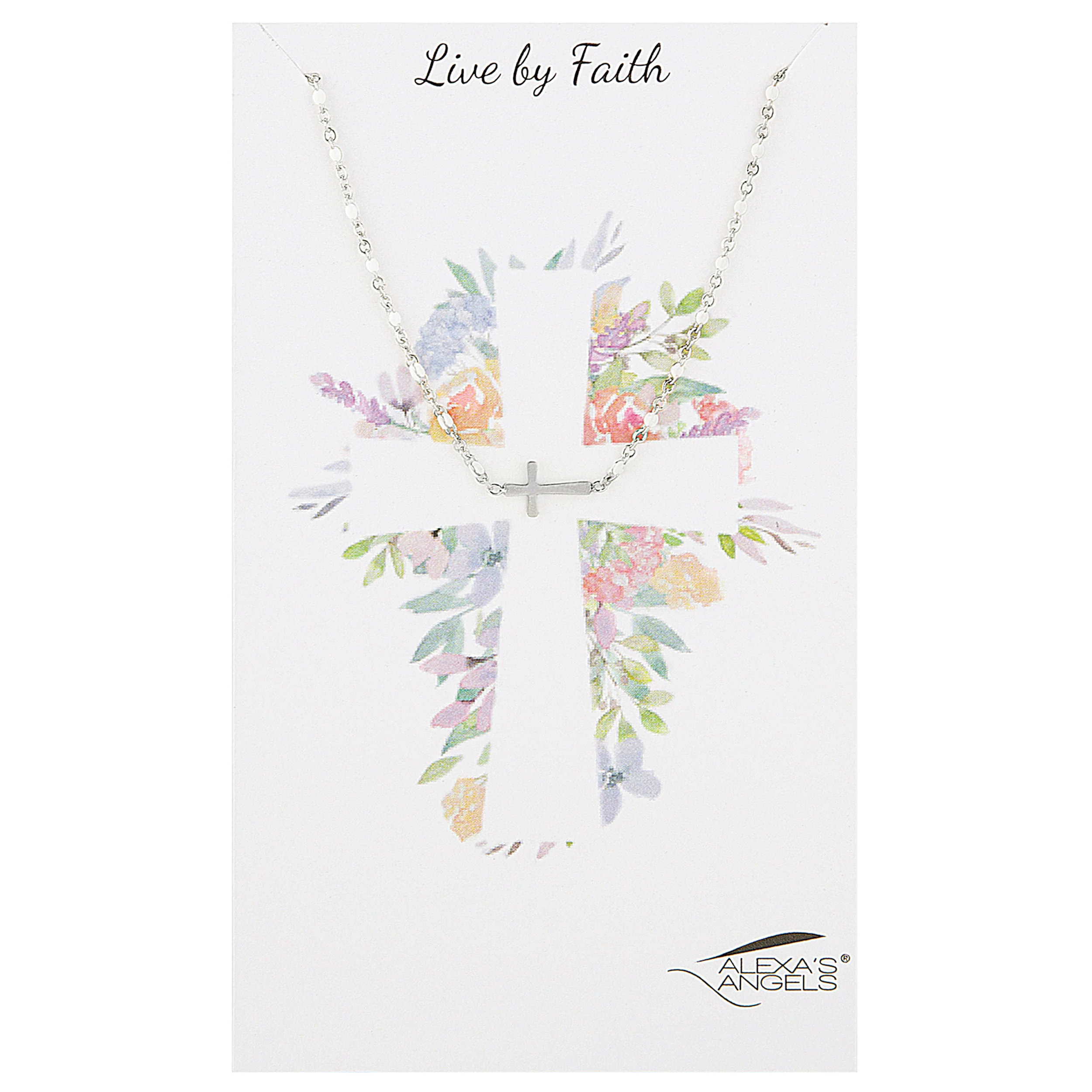 Alexa's Angels Children's Live by Faith Cross Necklace - Image 3