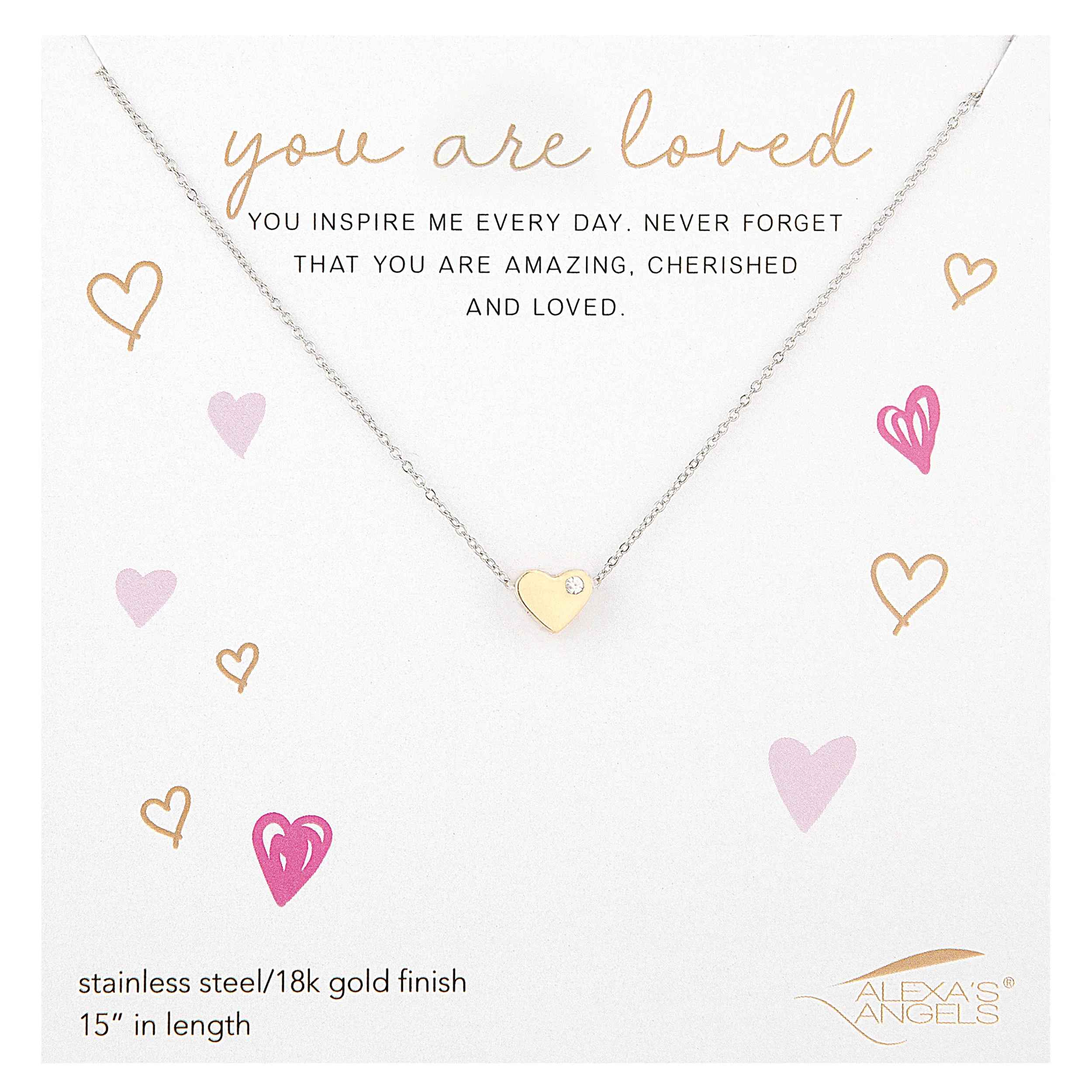 Alexa's Angels Children's You Are Loved Necklace - Image 3