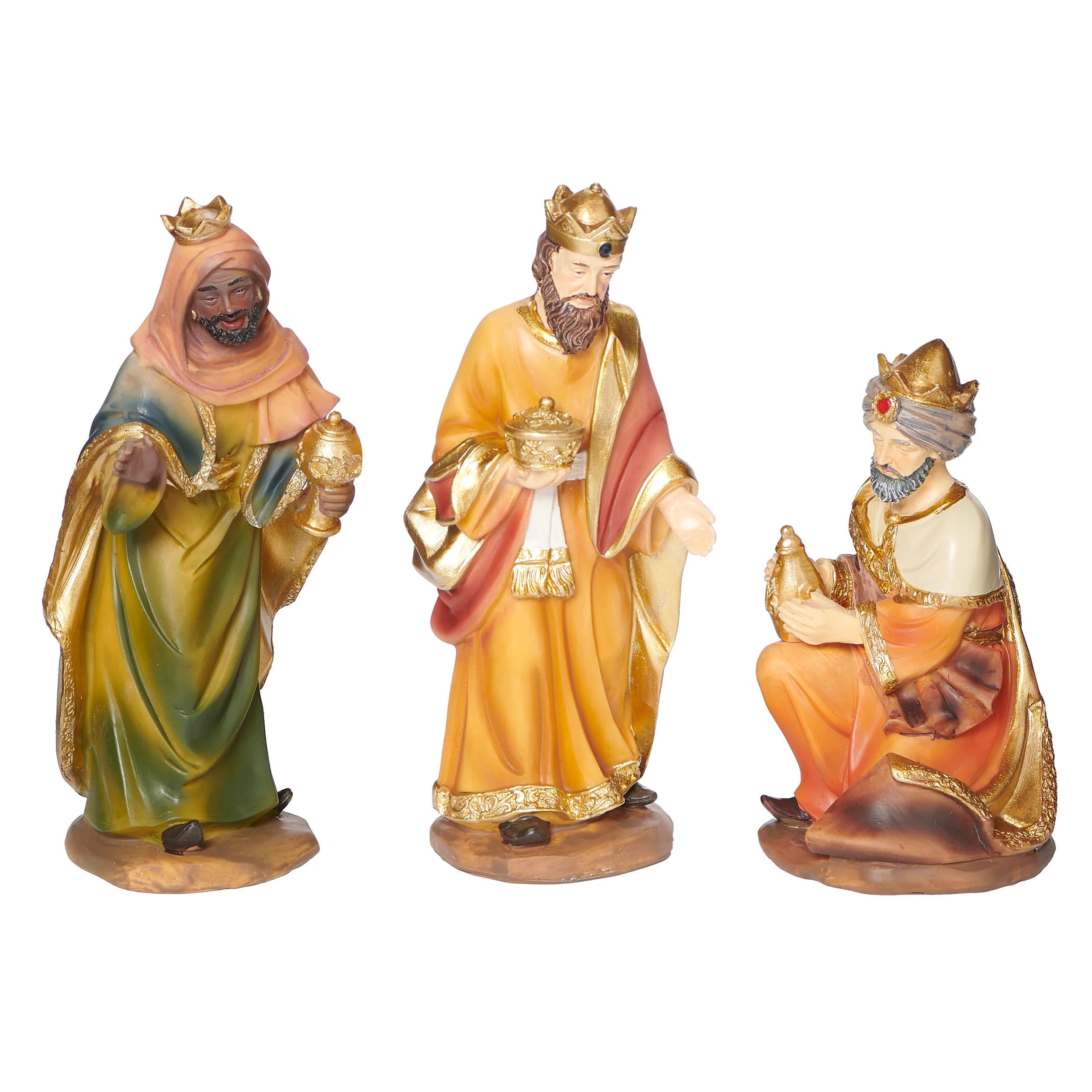 Vintage Color-Washed Nativity Set - Image 2