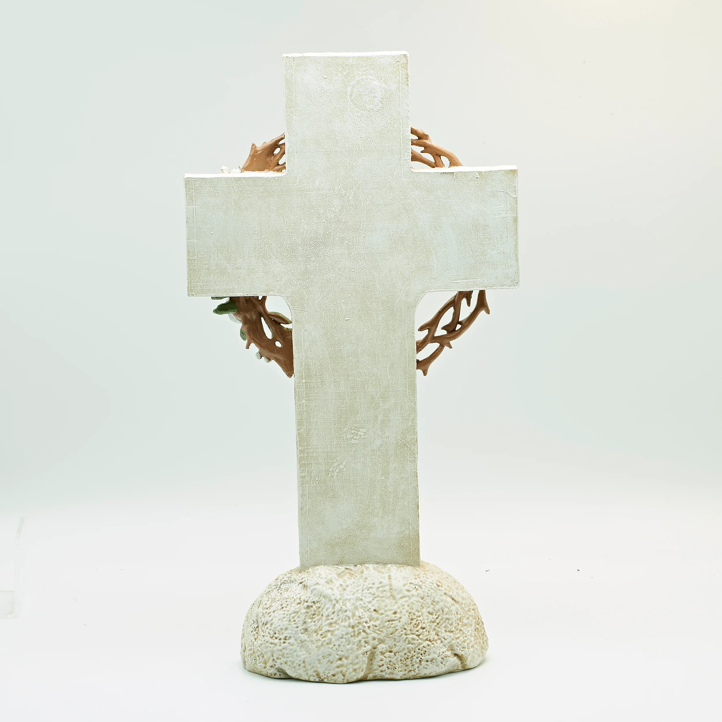 Crown of Thorns Table Cross- John 15:13 - Image 3