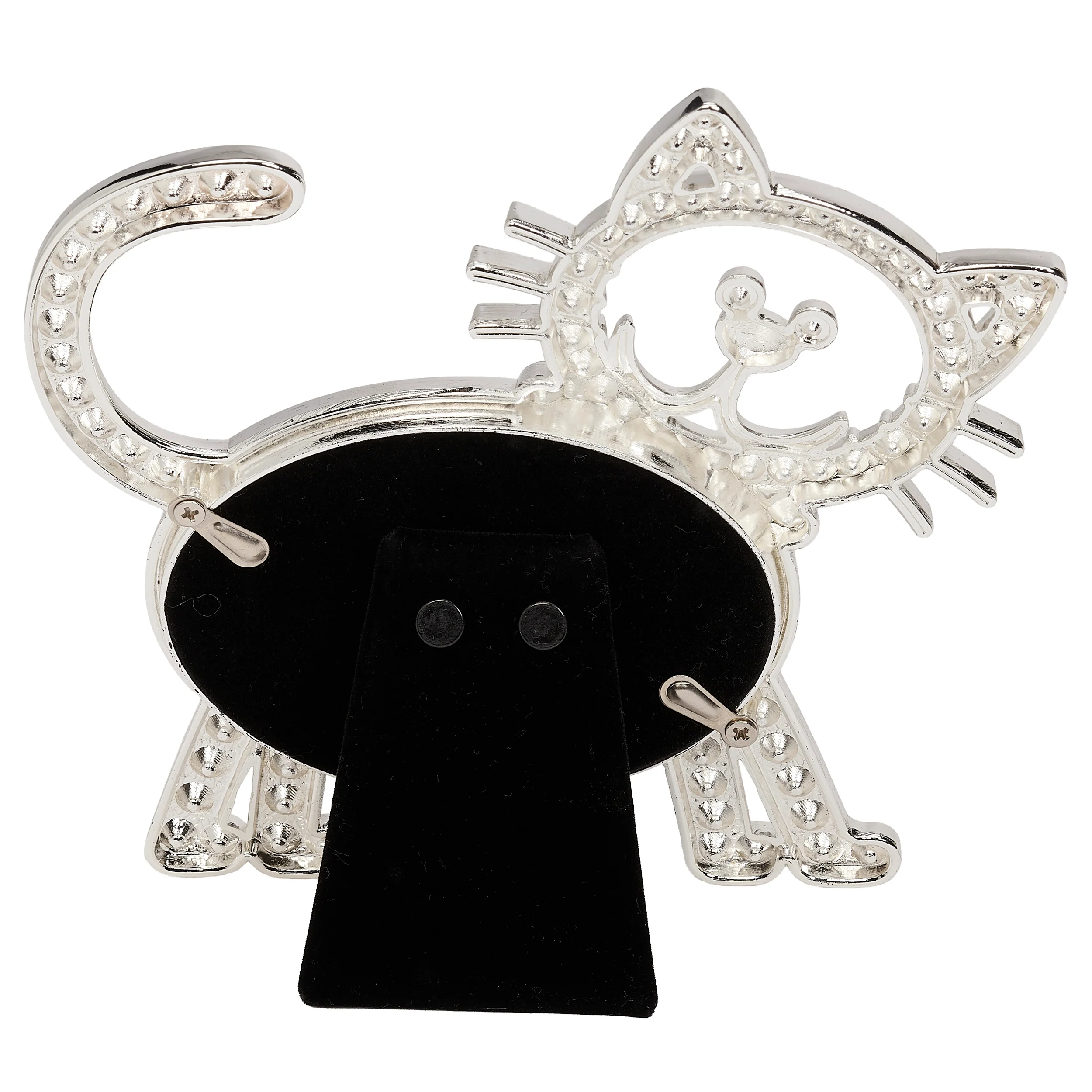 Caroline Collection Sparkling Cat Outline Frame - Image 4