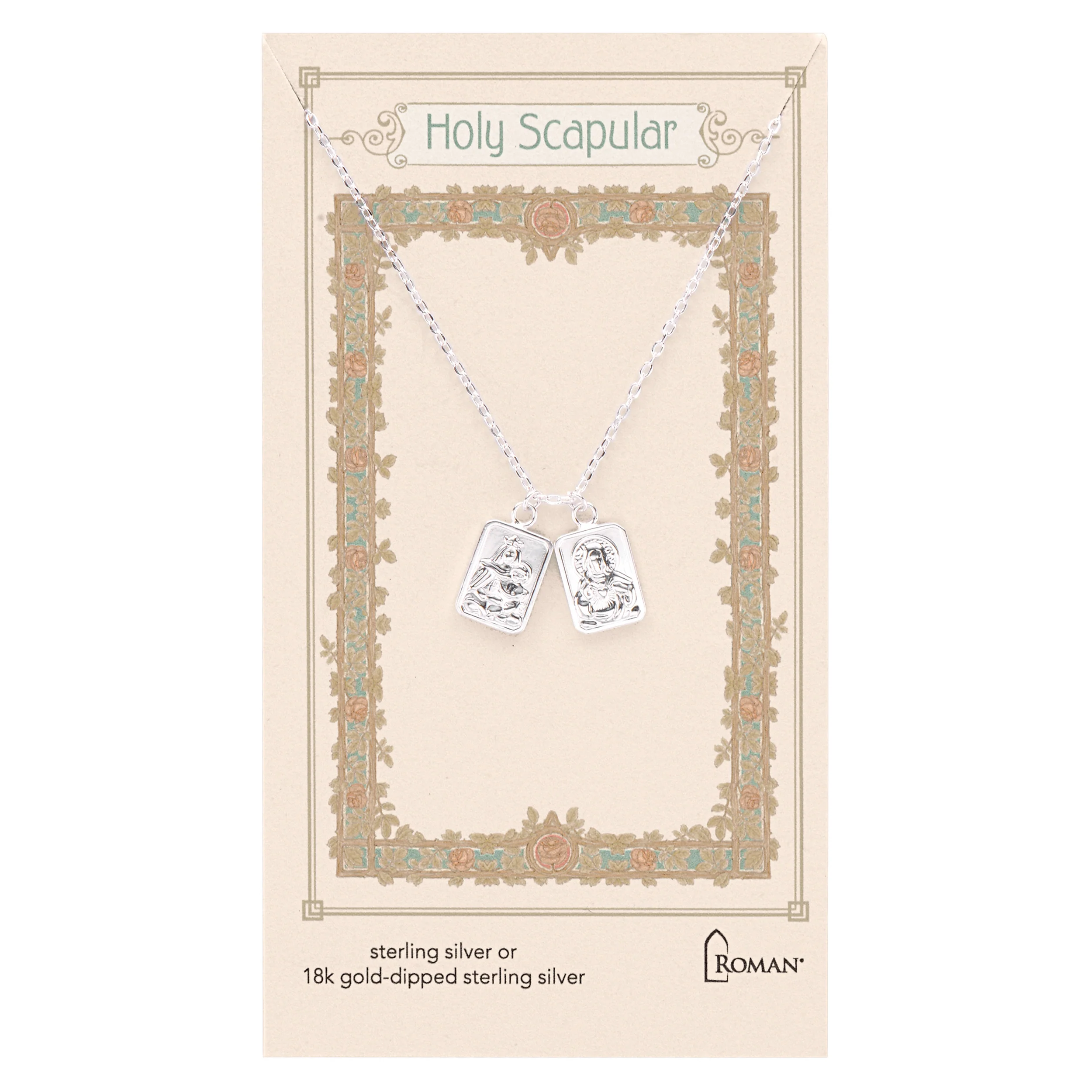Holy Scapular Double Pendant Necklace - Image 2