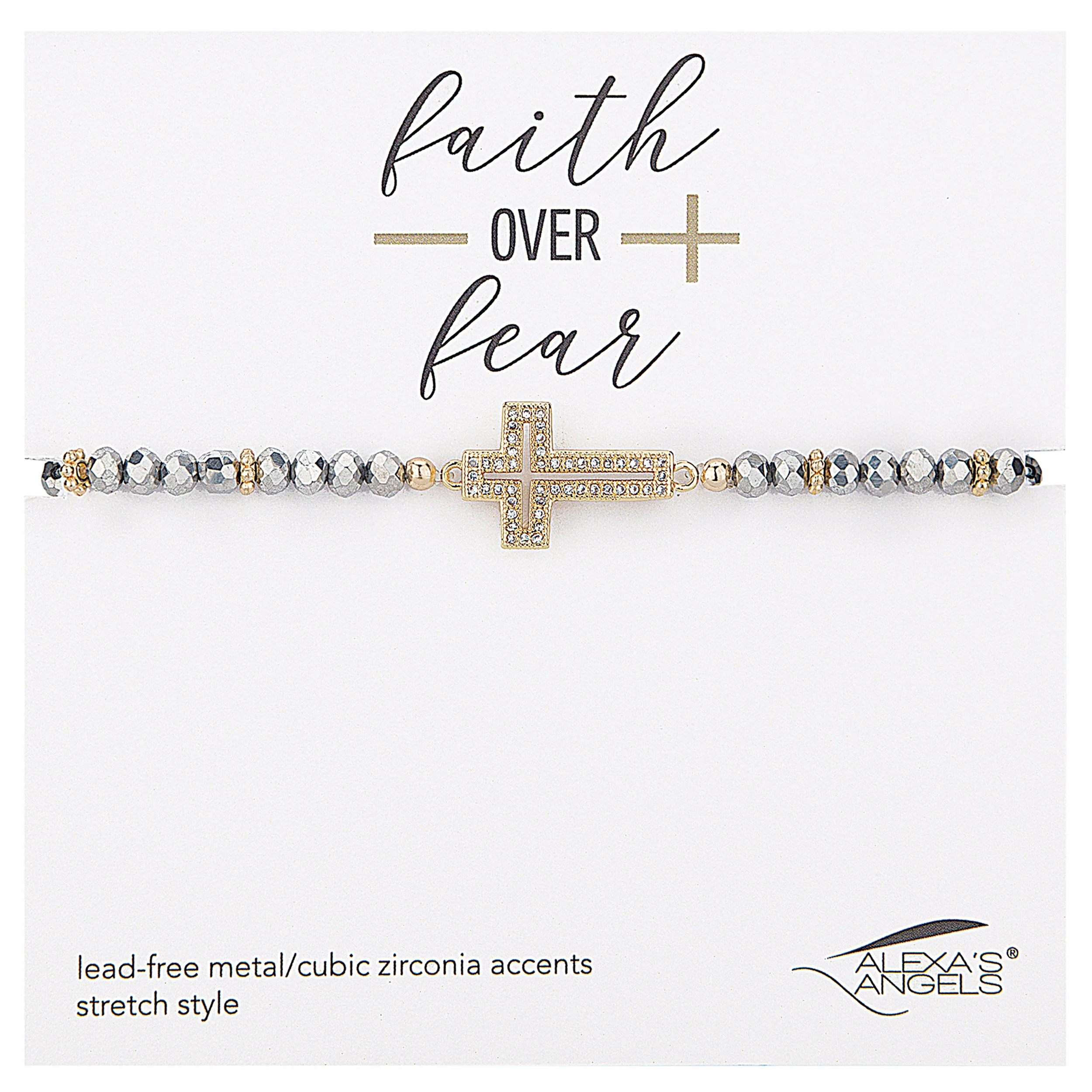 Alexa's Angels Faith Over Fear Bracelet - Image 3