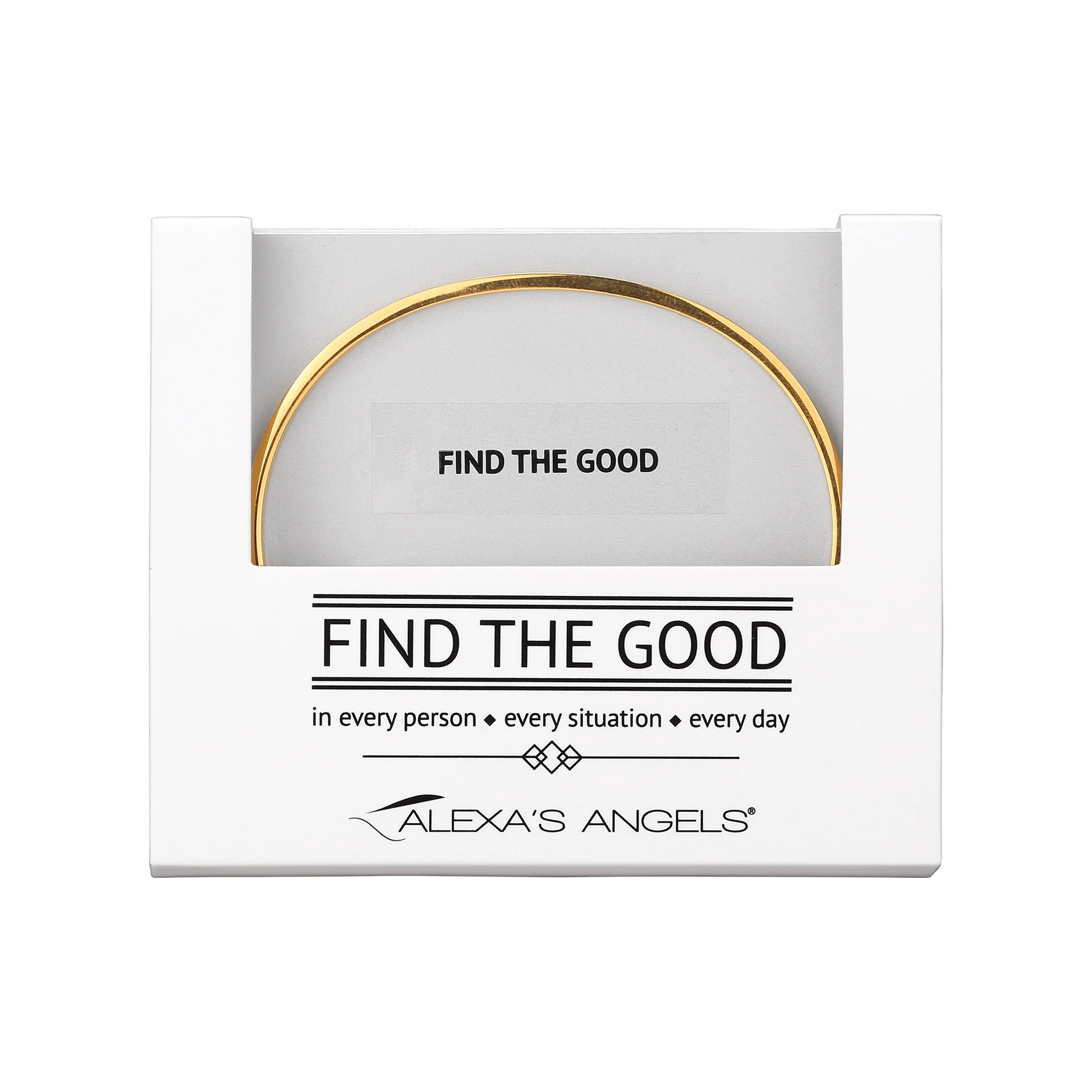 Alexa's Angels "Find the Good" Engraved Bracelet - Image 2