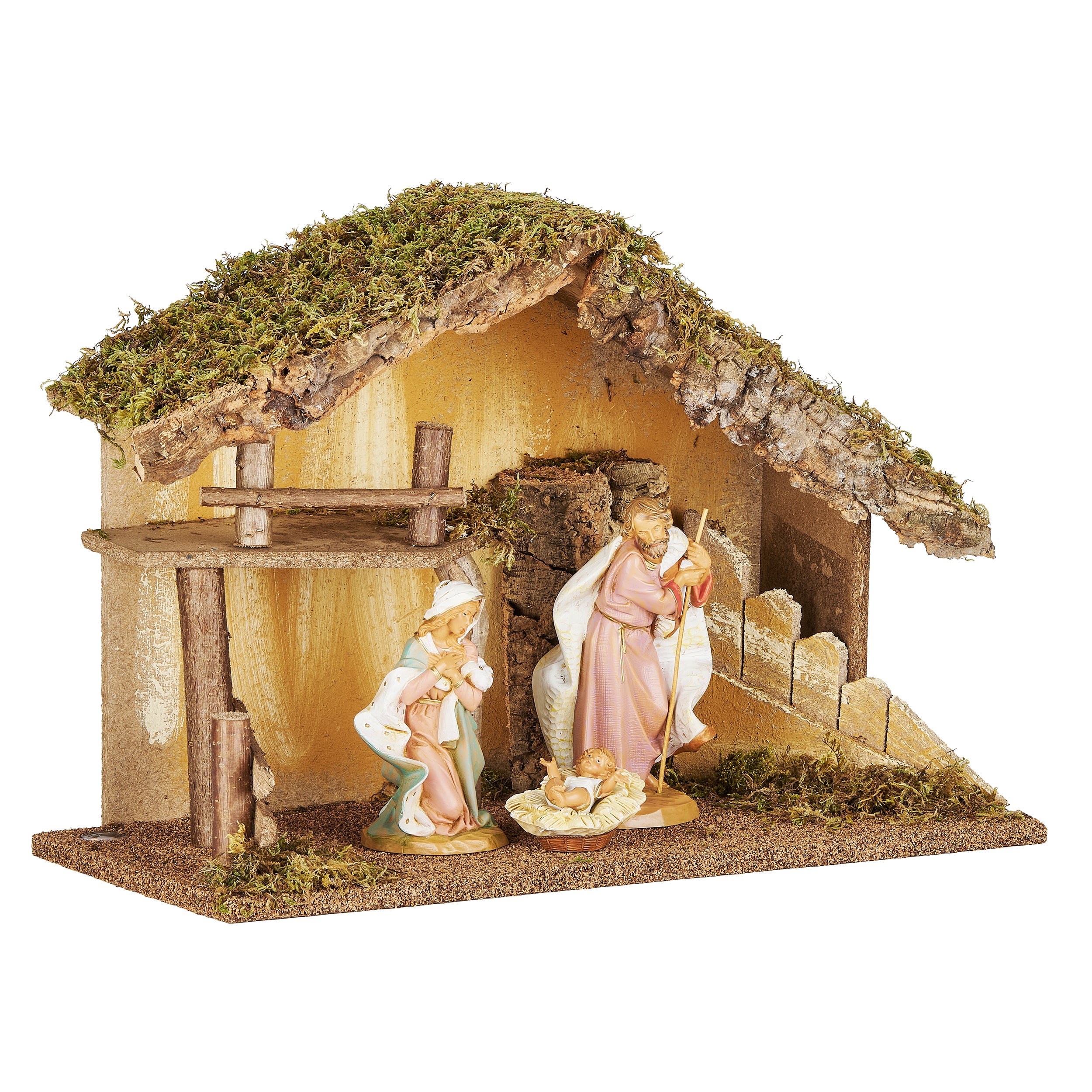 Fontanini 3-PC Nativity Set with Italian Stable - 7.5" Scale - Image 3