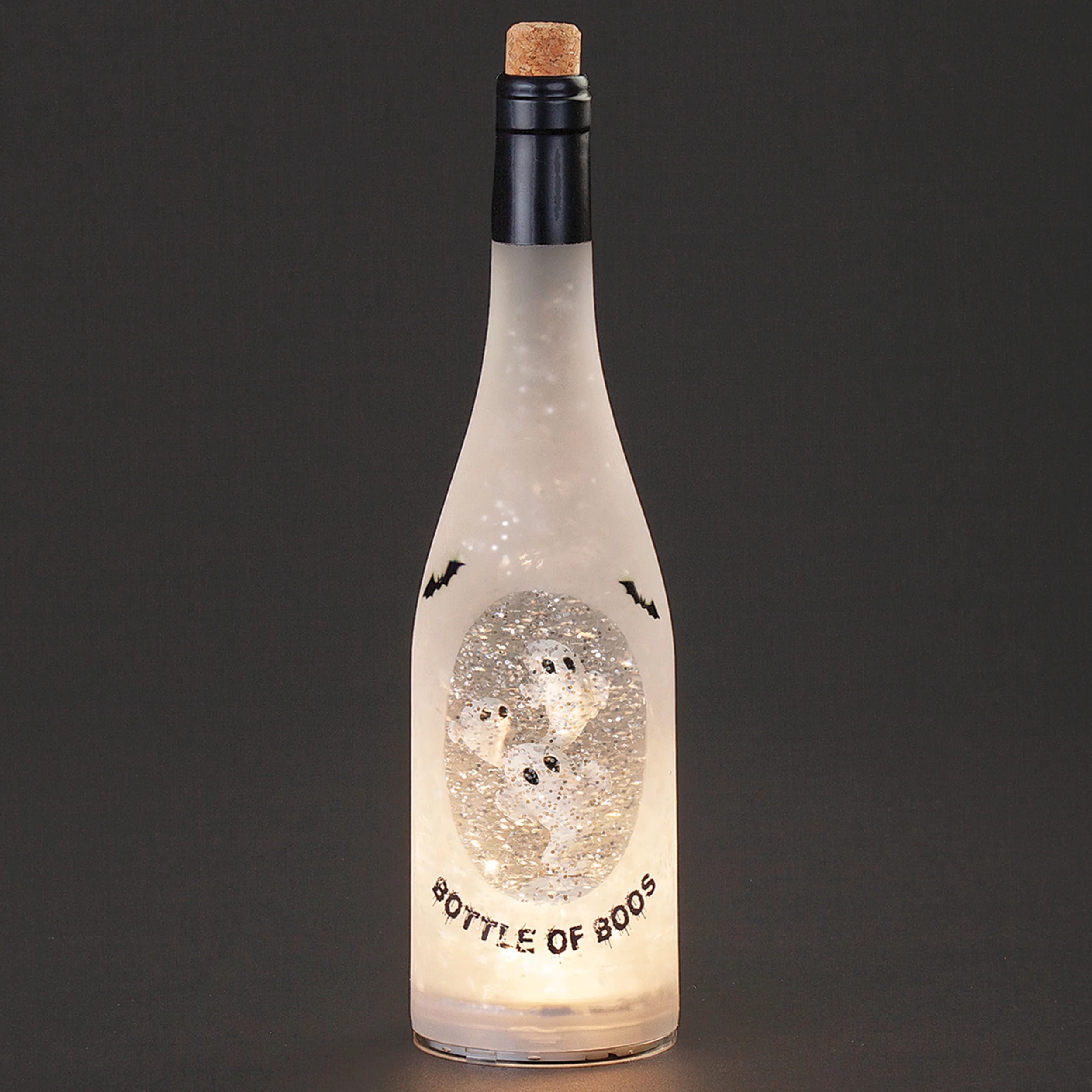 Lighted Swirl "Bottle of Boos"