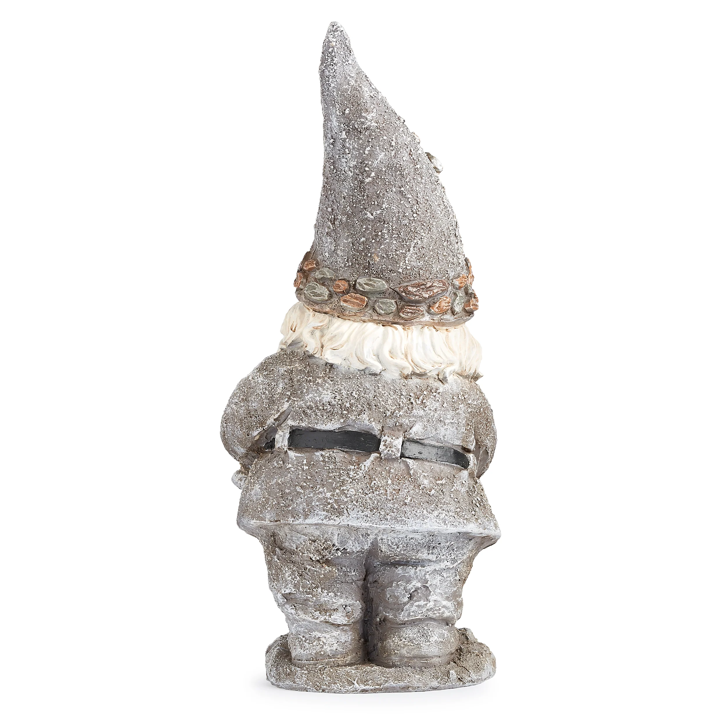 Stone-Look Gnome with Watering Can Garden Statue - Image 4