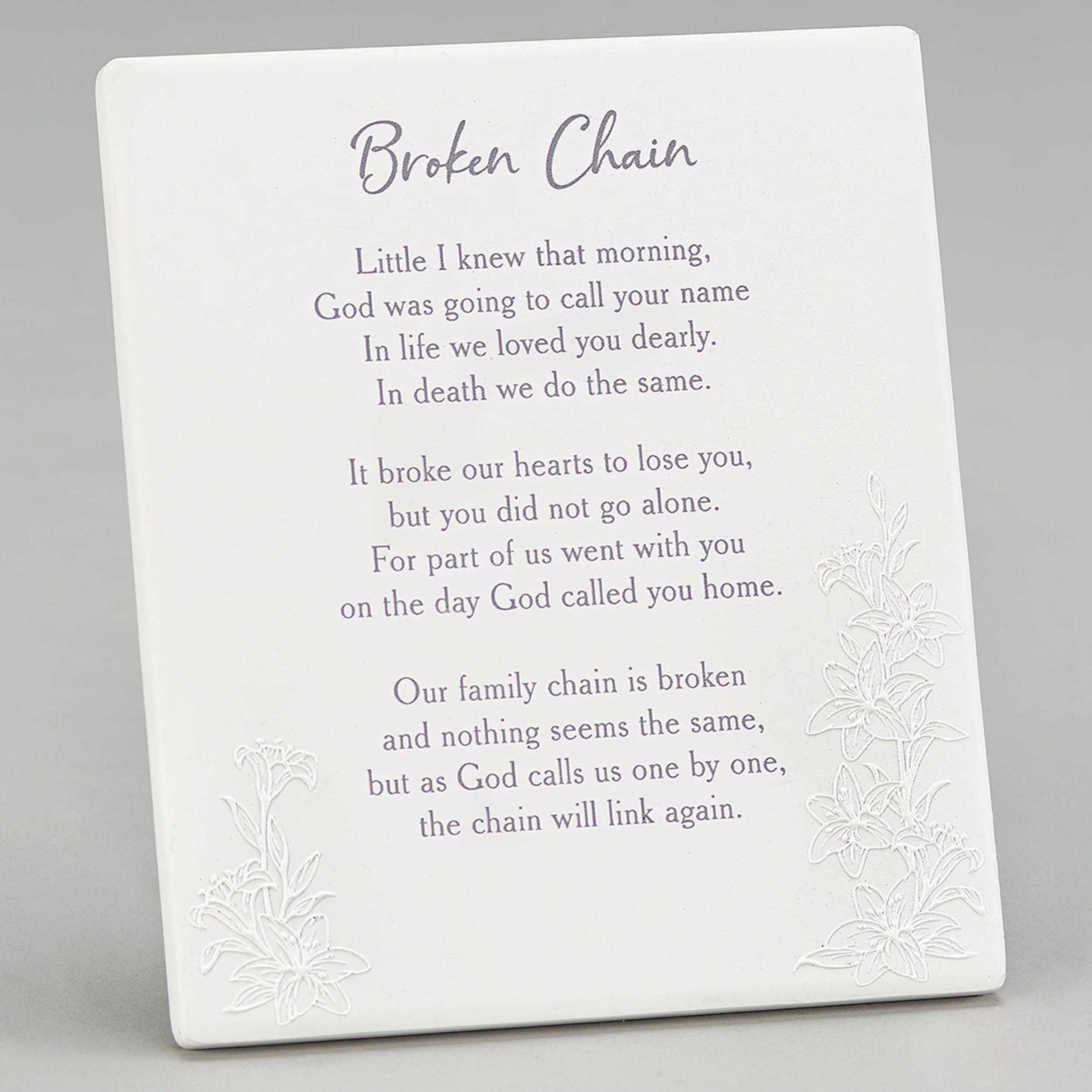 "God Called You Home" Memorial Wall Plaque