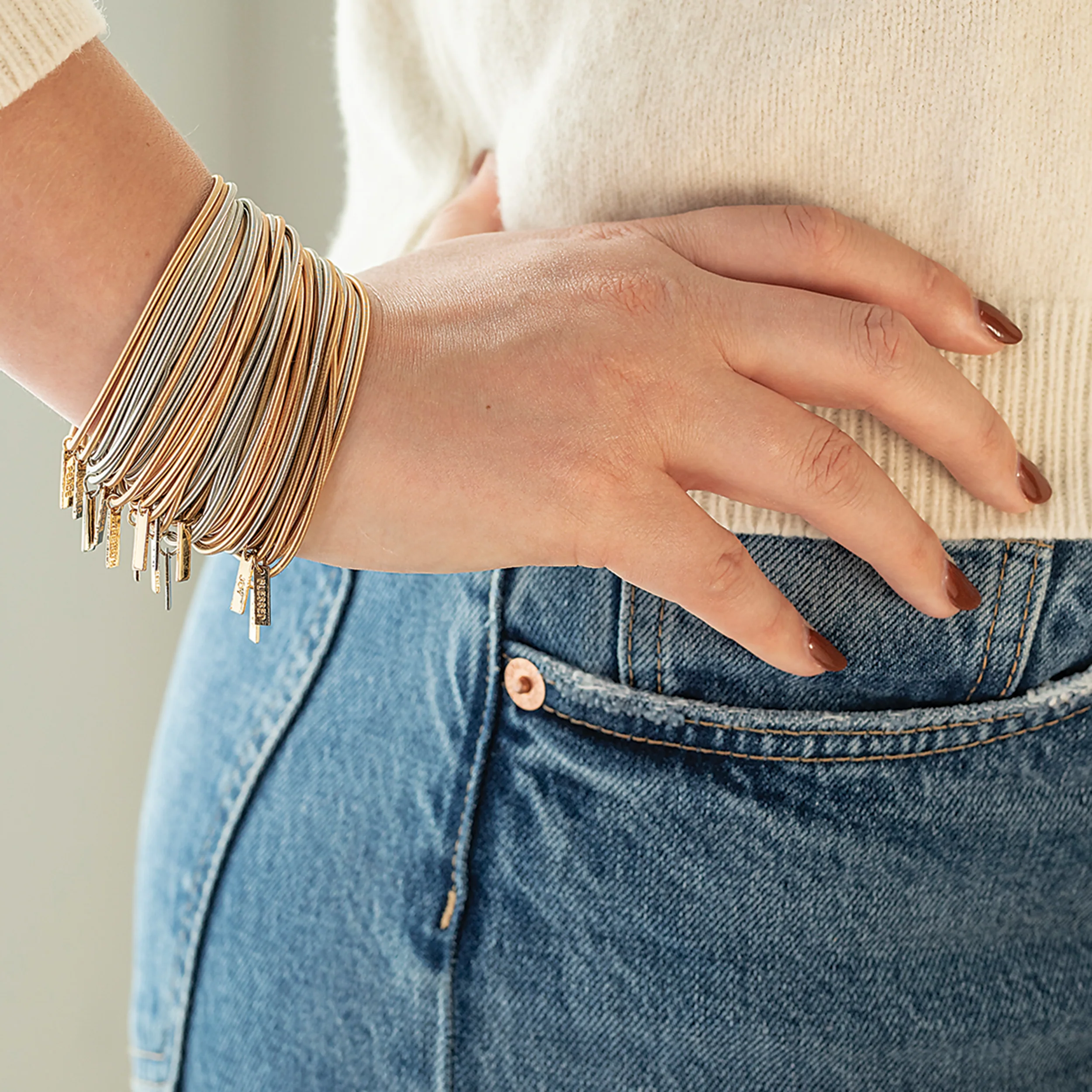 Alexa's Angels Guitar String Intention Bracelet with Charms - Image 4