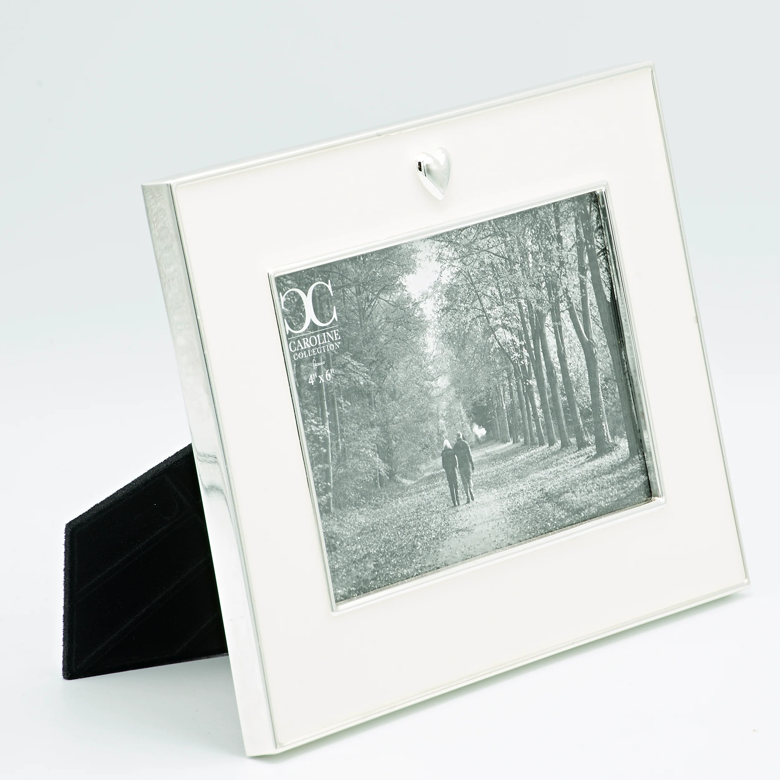 Caroline Collection Silver Heart Frame - Image 2