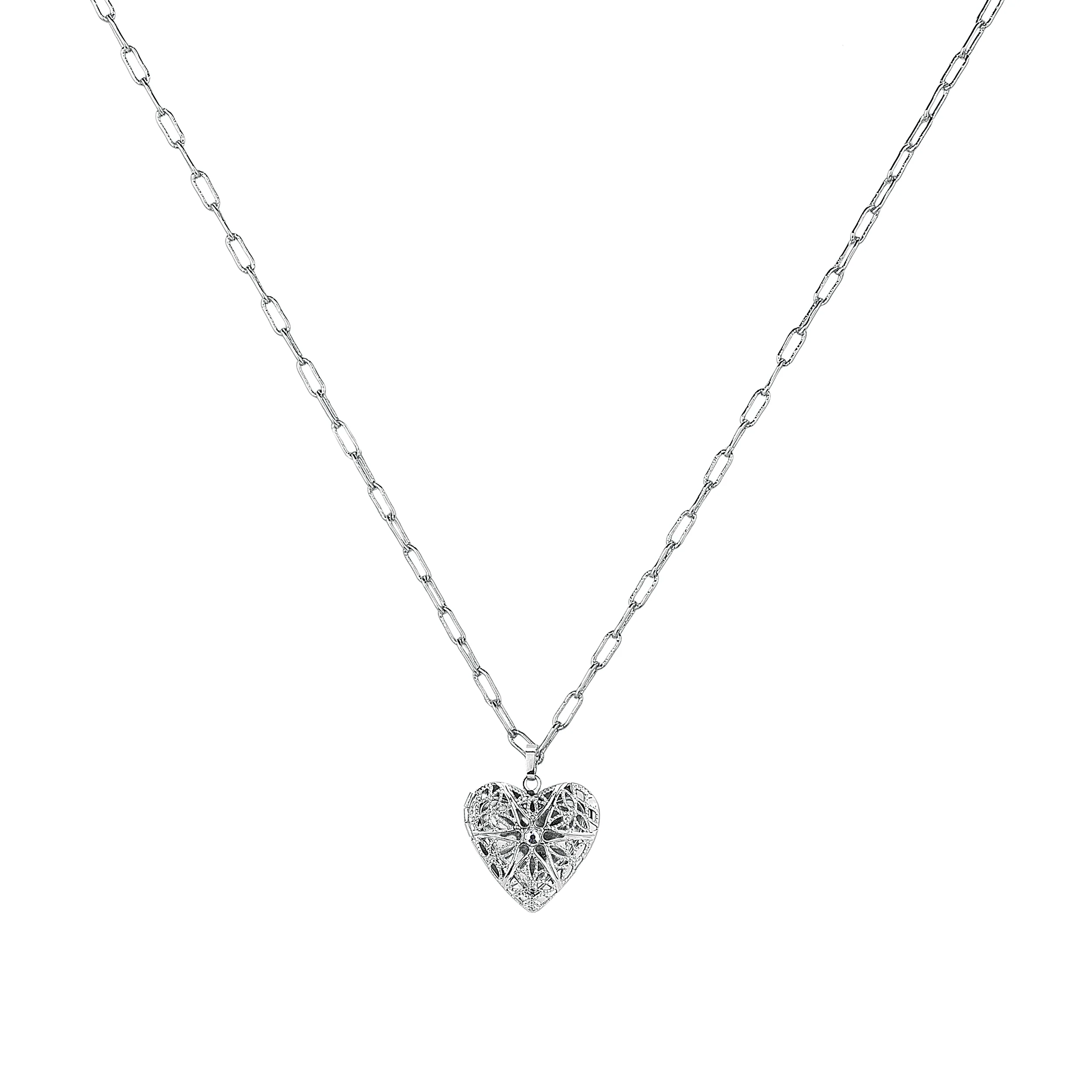 Alexa's Angels Heart Prayer Box Locket Necklace - Image 3