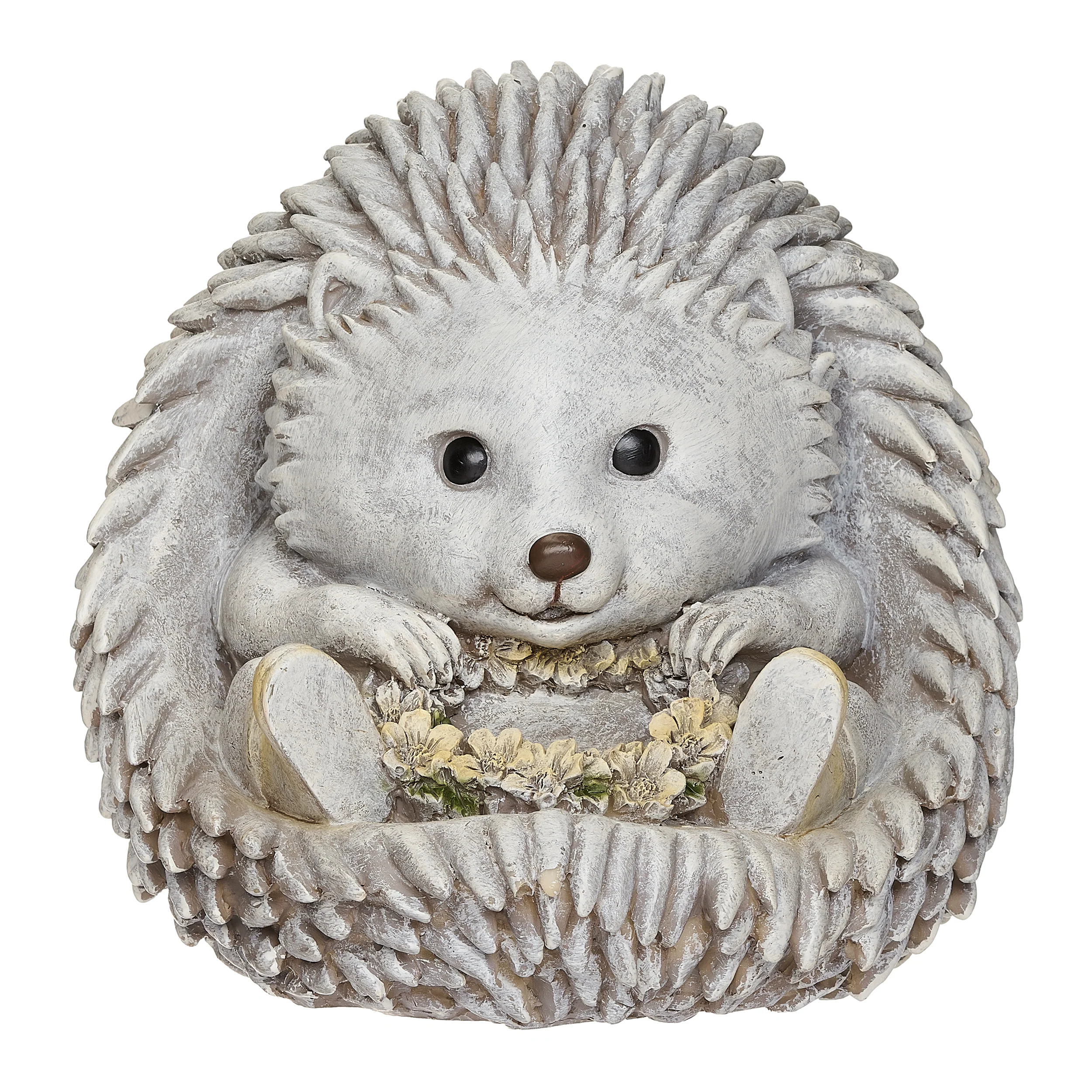 Pudgy Pals Hedgehog in Rain Boots Garden Statue - Image 3