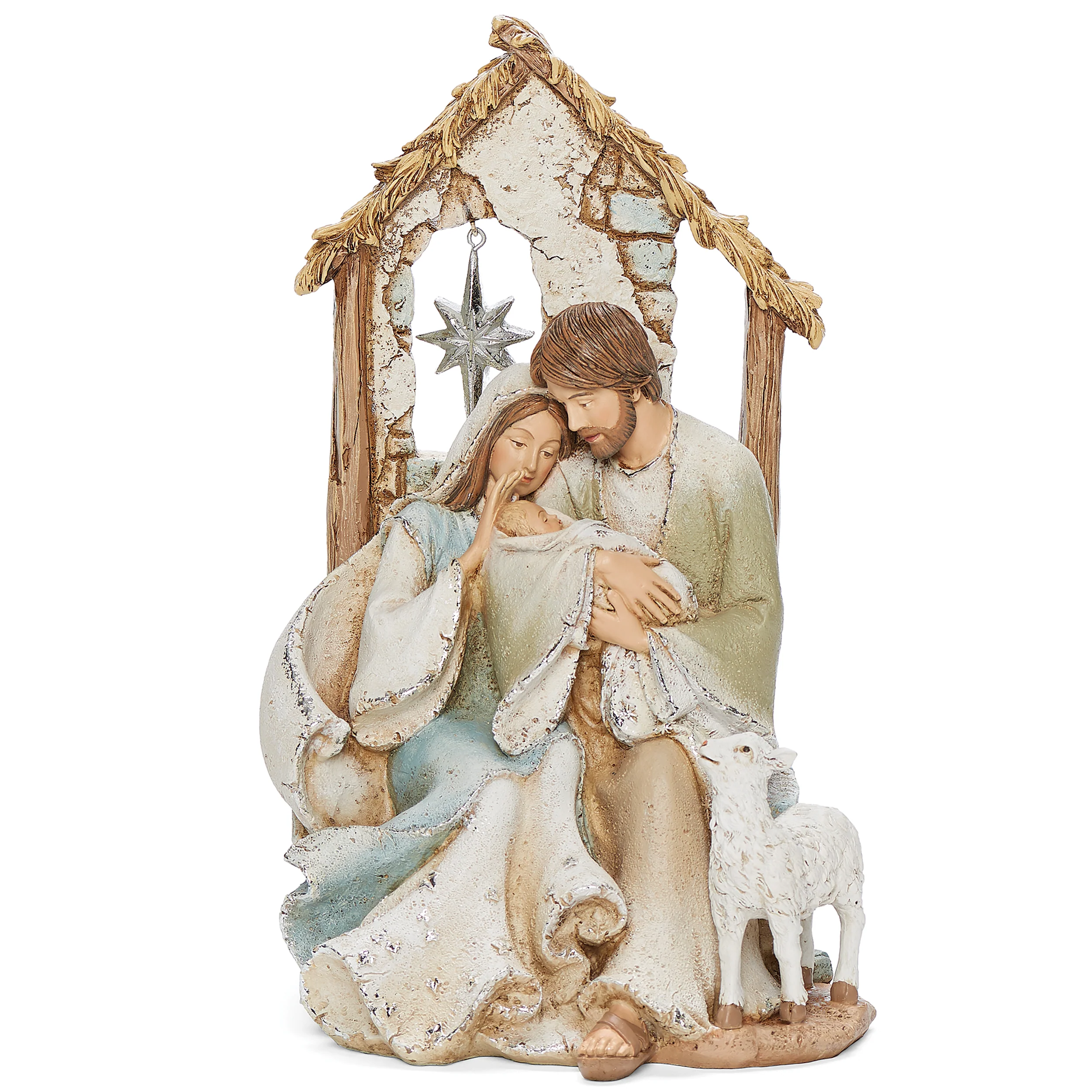 Karen Hahn Holy Family with Star Window Scene