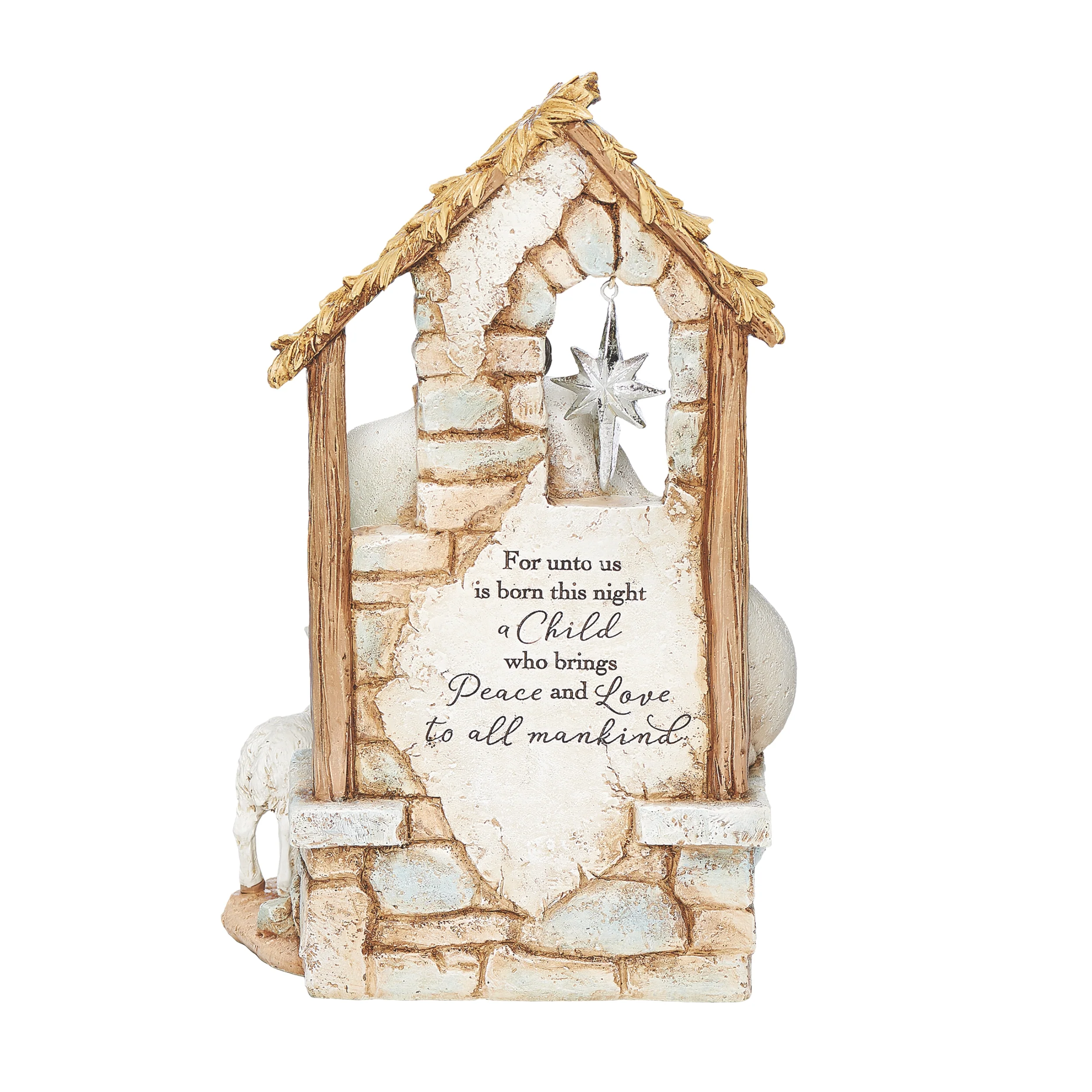 Karen Hahn Holy Family with Star Window Scene - Image 2