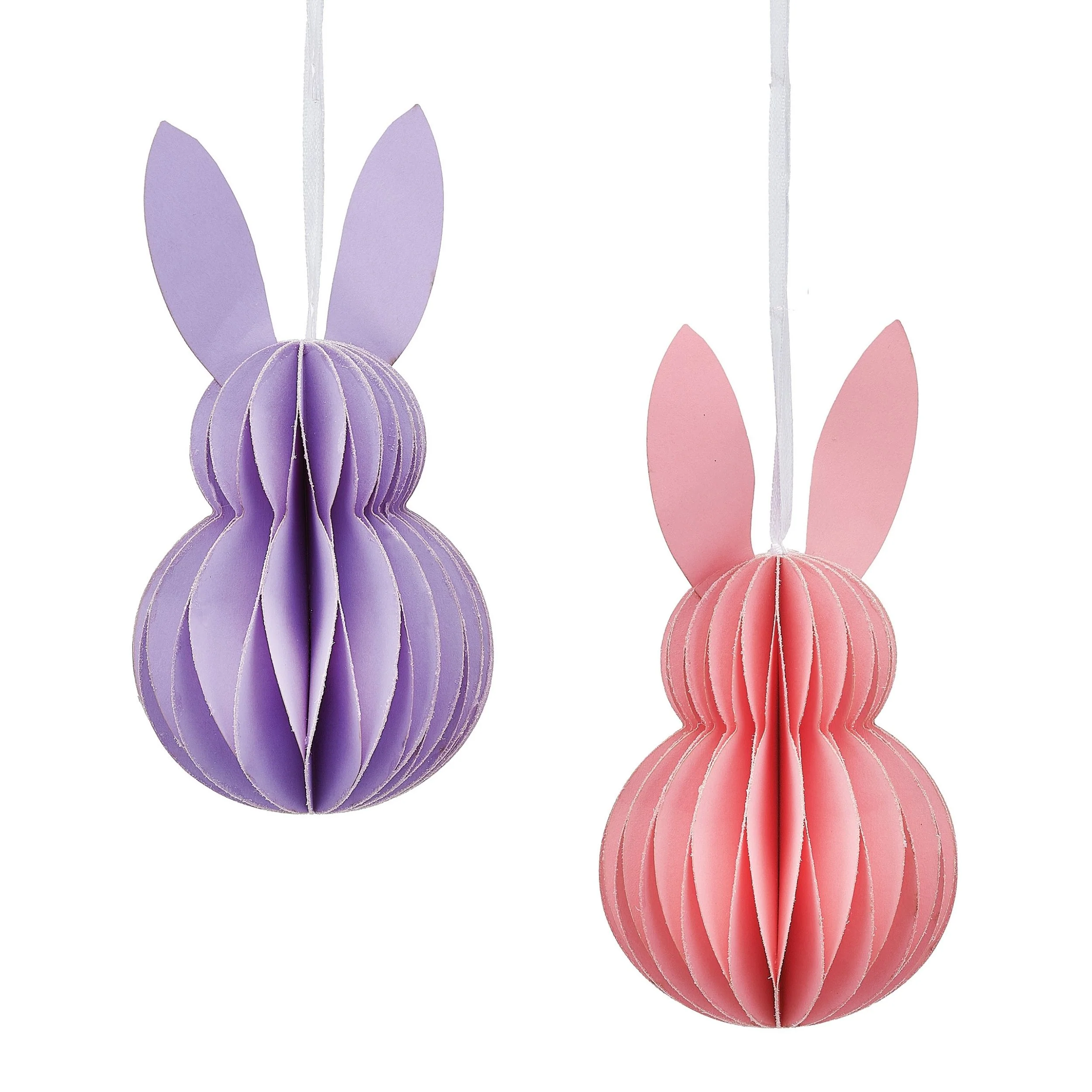 Honeycomb Bunny Ornaments