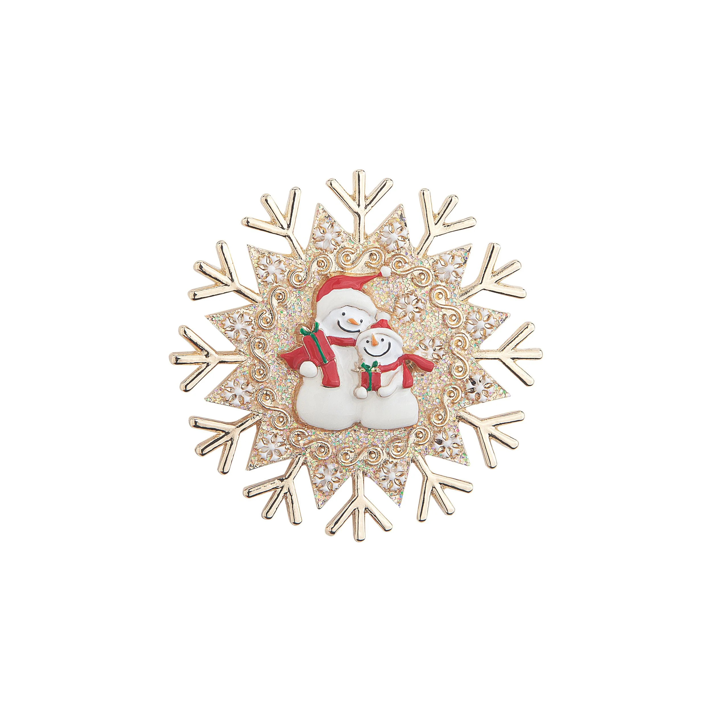 "If Kisses were Snowflakes" Snowman Pin
