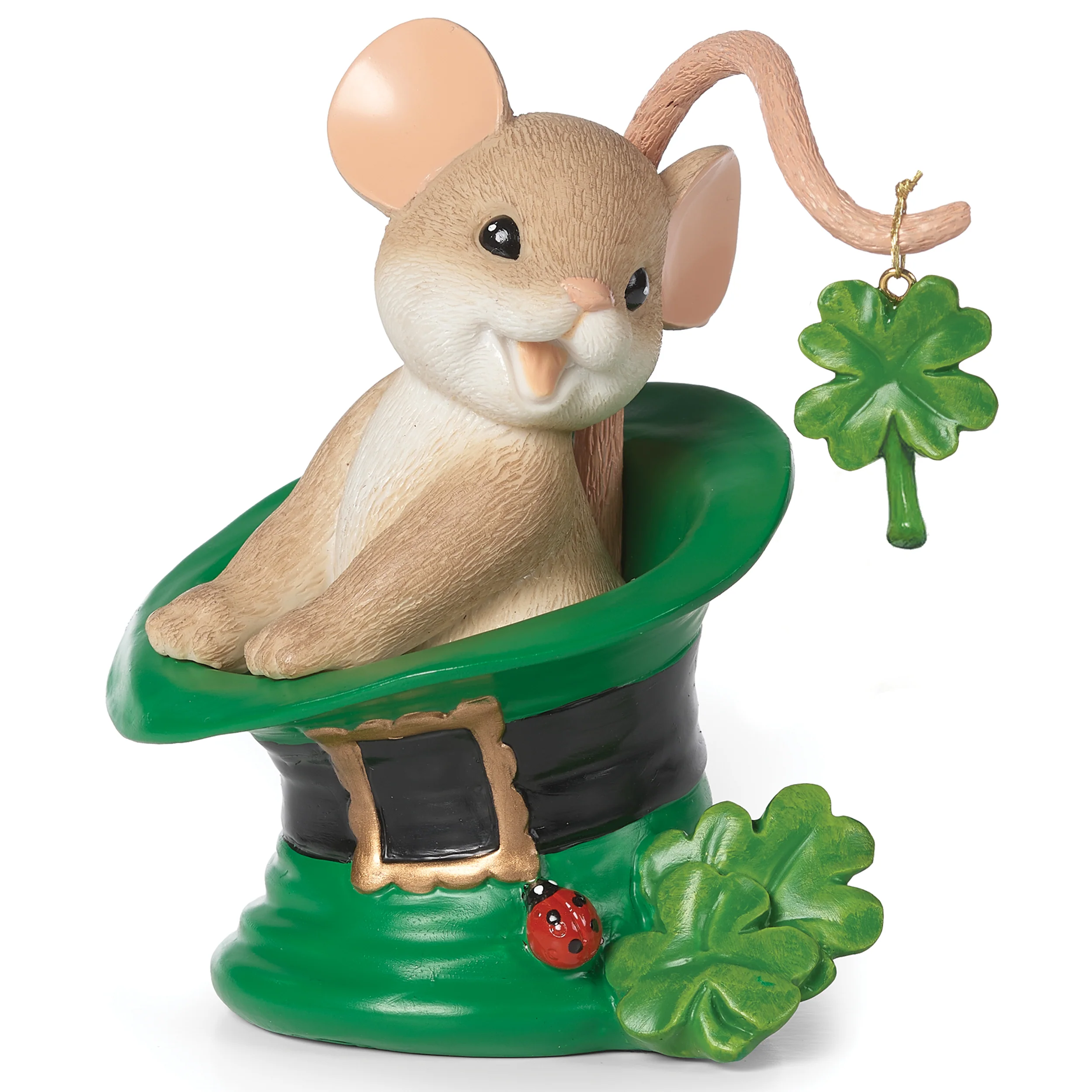 Charming Tails Irish You Luck Figure
