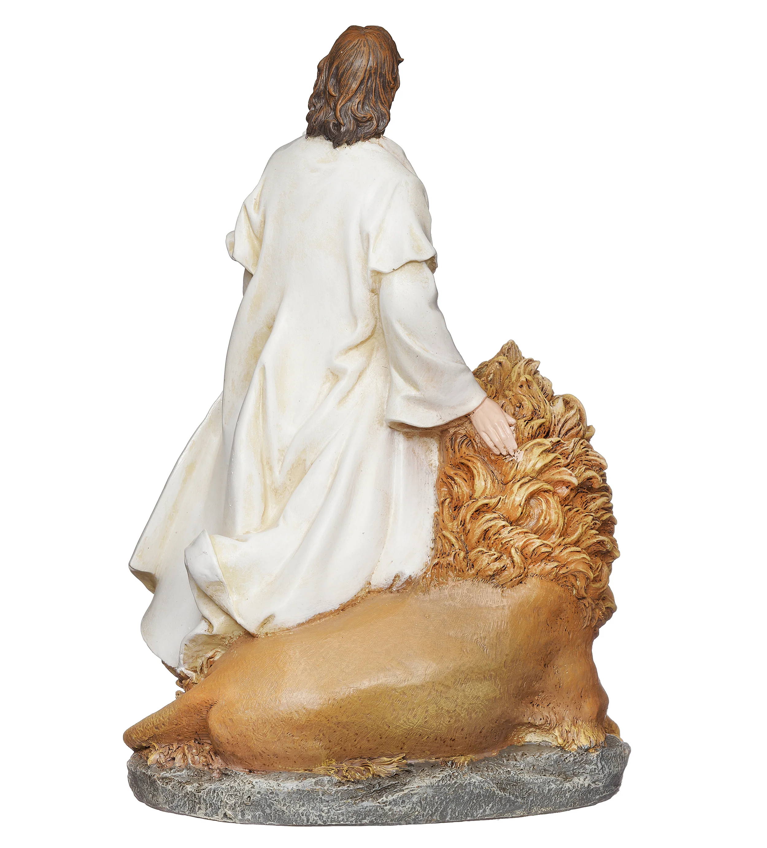 Joseph's Studio Jesus with Lion & Lamb Figure - Life of Christ - Image 3