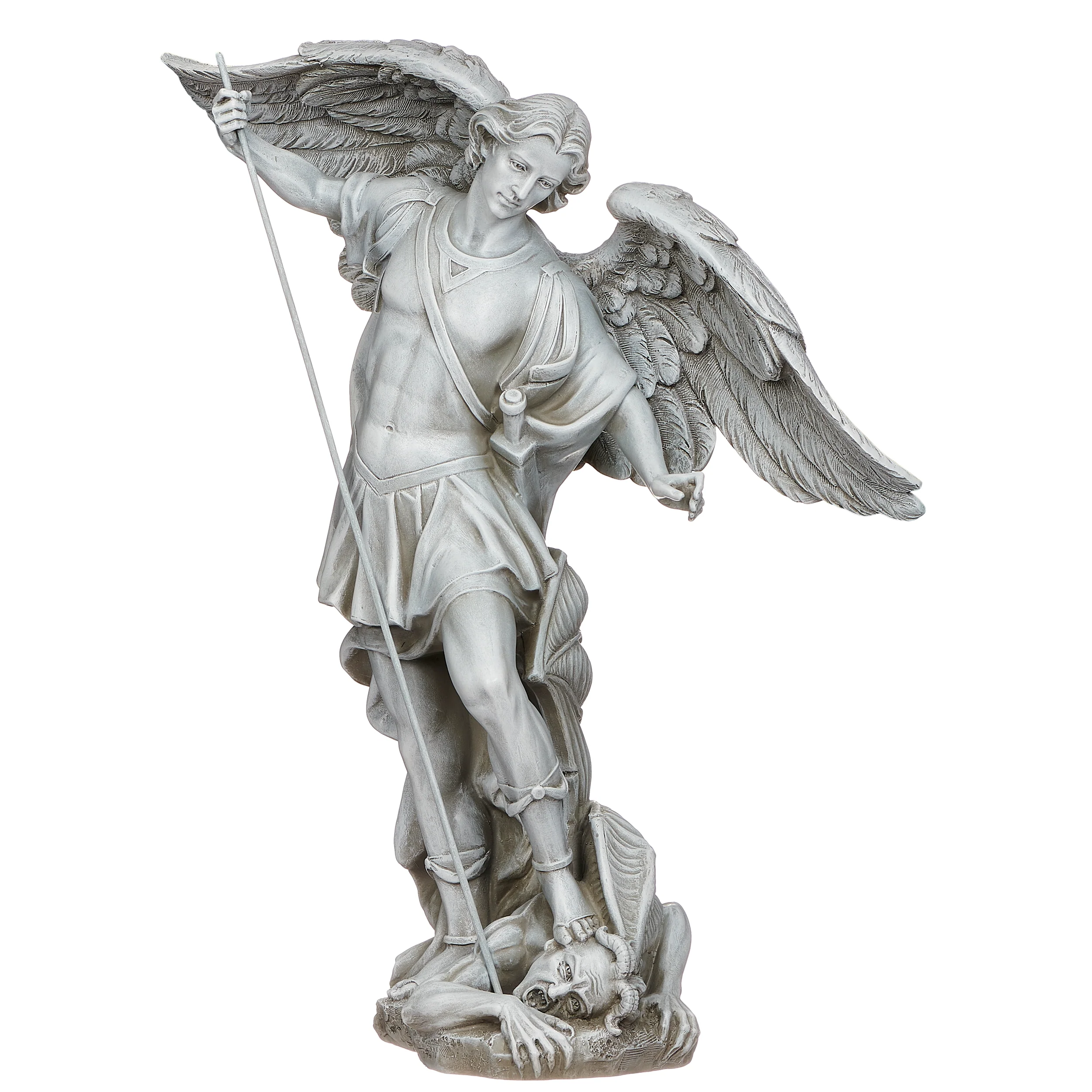 Joseph’s Studio St. Michael Garden Statue - Image 2