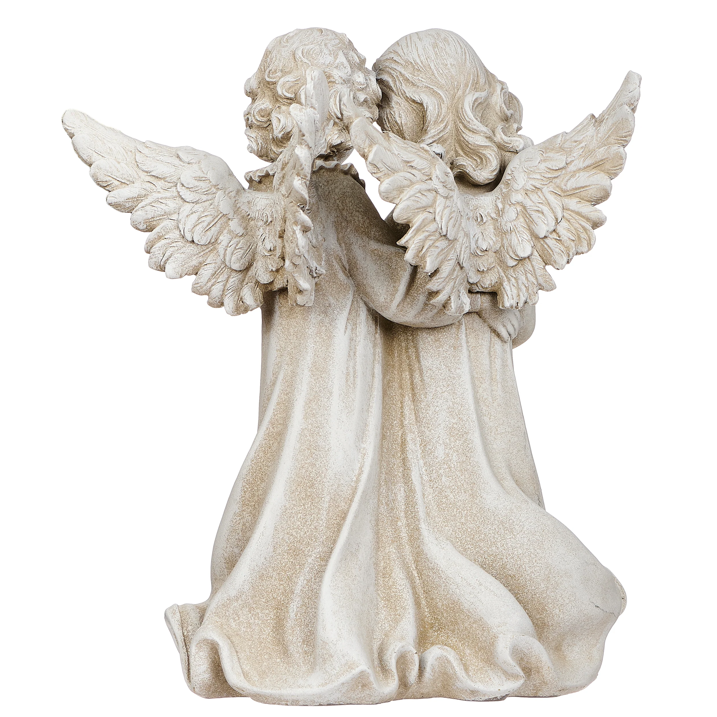Joseph's Studio Angels With Bird Garden Statue - Image 5