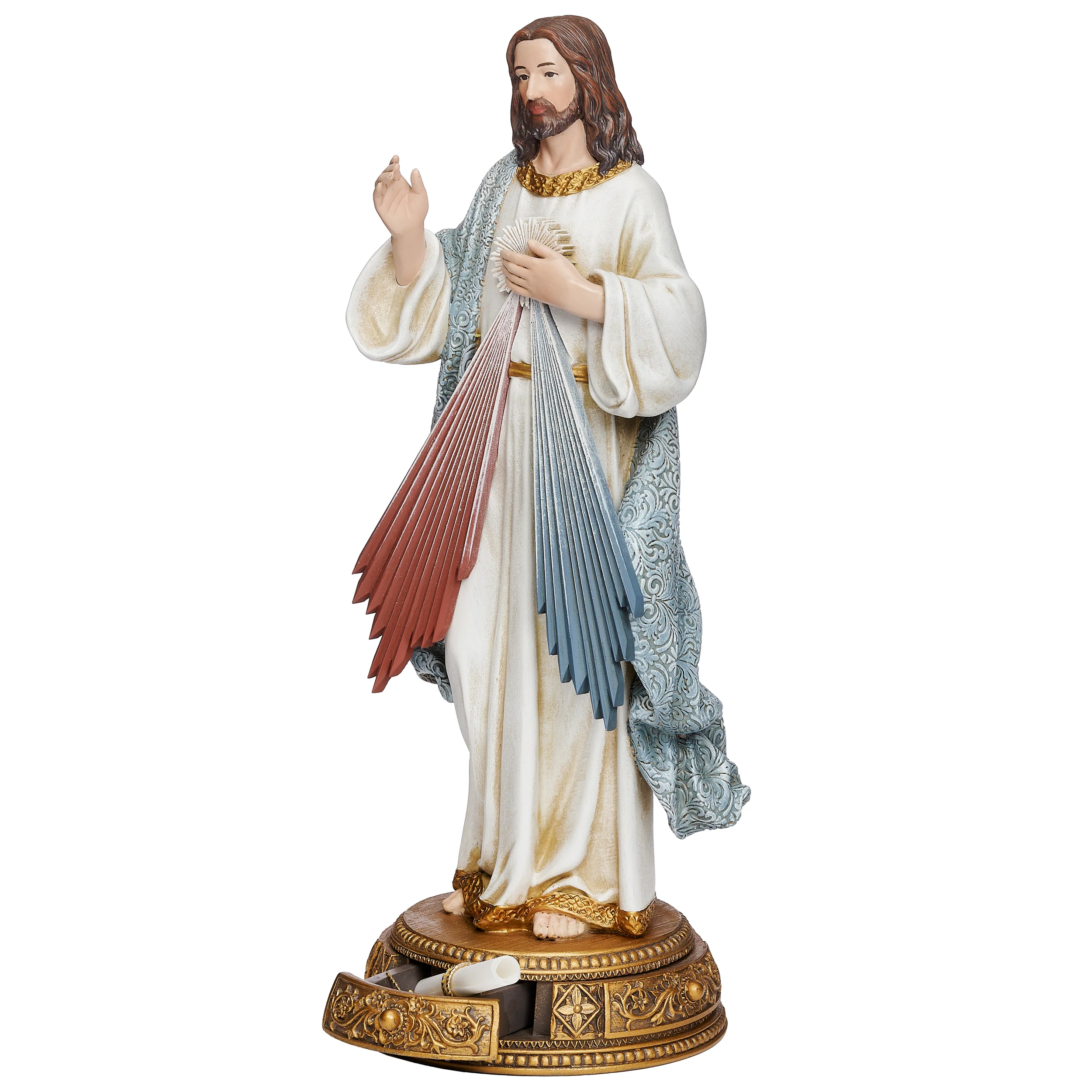 Joseph's Studio Heavenly Protectors Divine Mercy Figure - Renaissance Collection - Image 2
