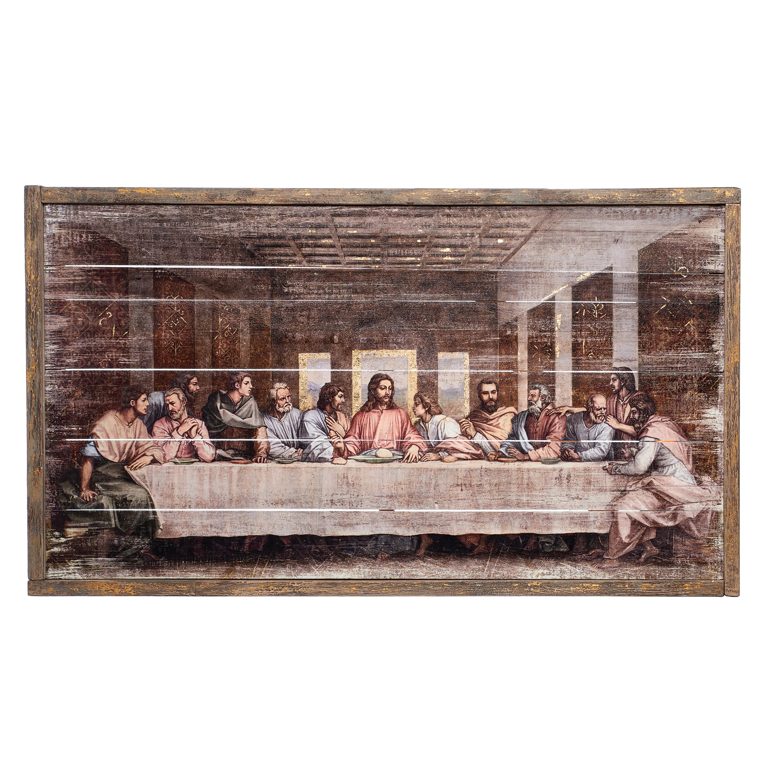 Joseph’s Studio The Last Supper Framed Panel with Leafing