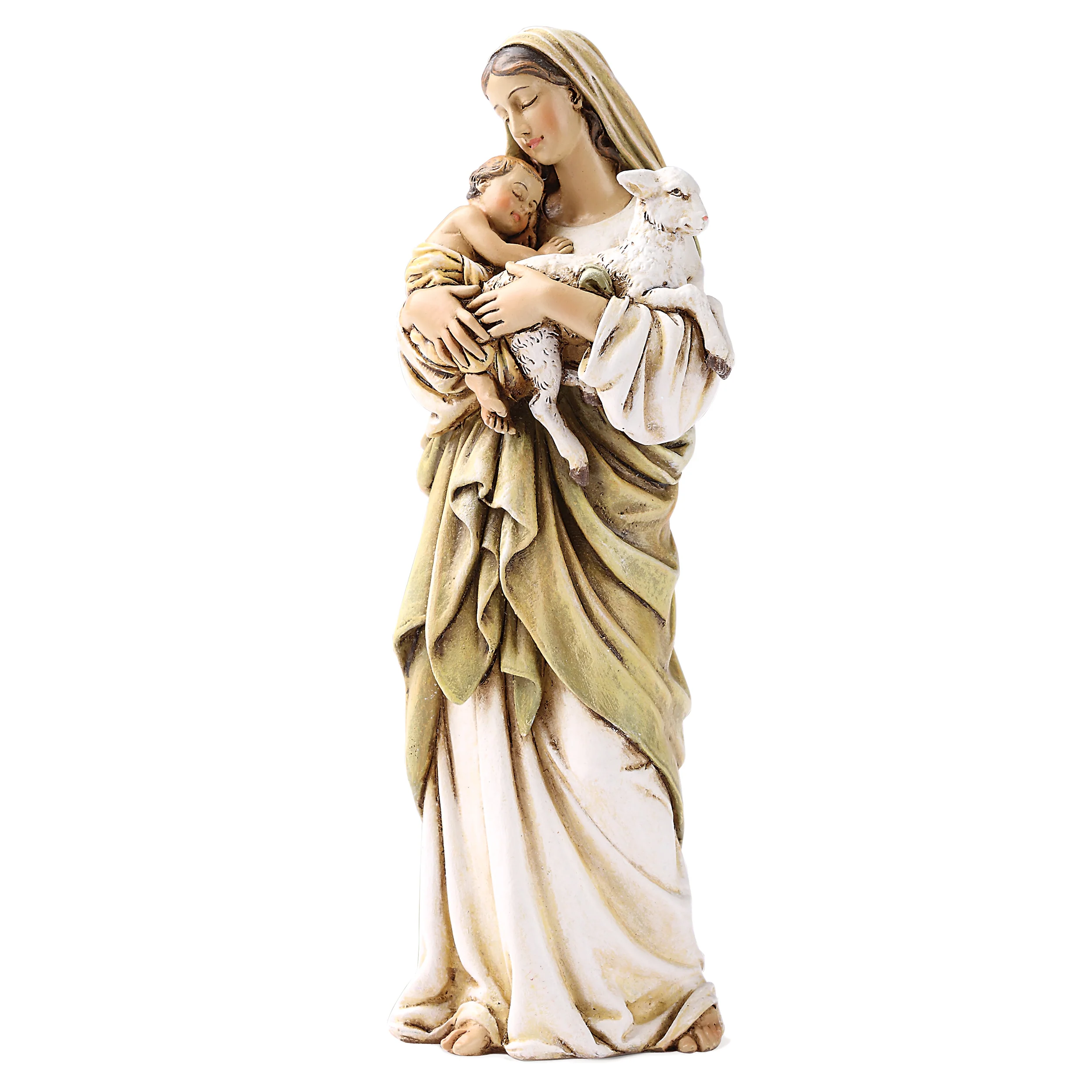 Joseph's Studio Madonna & Child with Lamb Figure - Renaissance Collection - Image 4