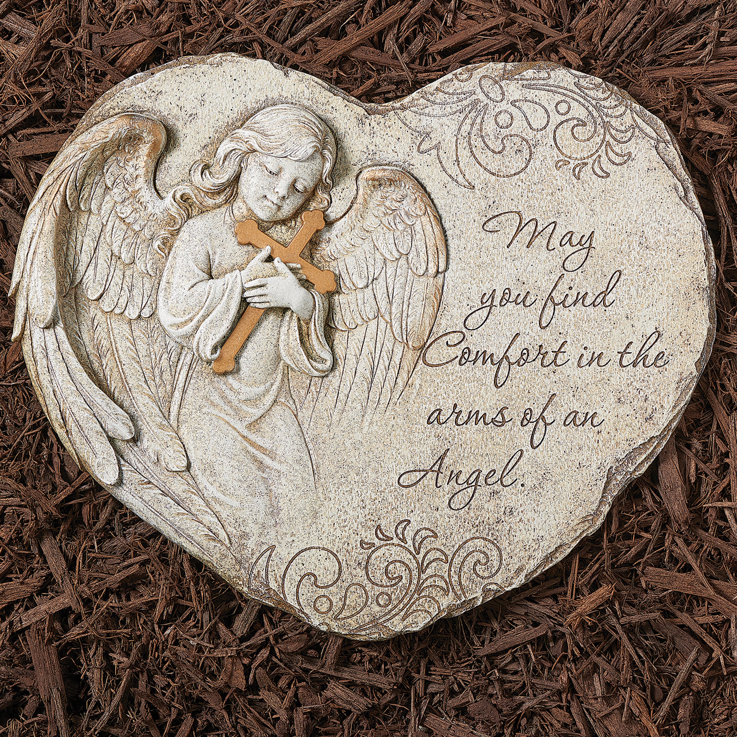 Joseph's Studio Memorial Angel Garden Stone