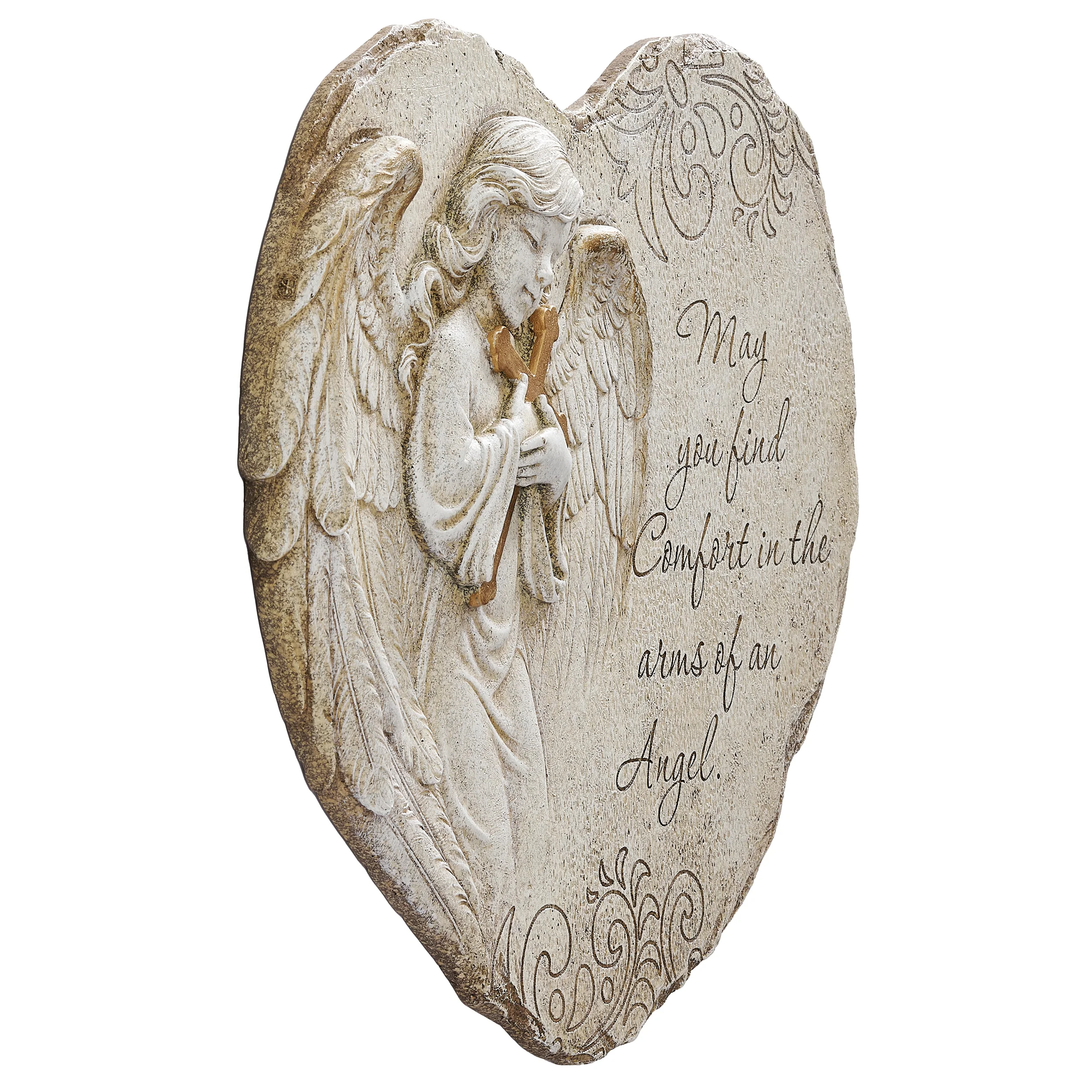 Joseph's Studio Memorial Angel Garden Stone - Image 2