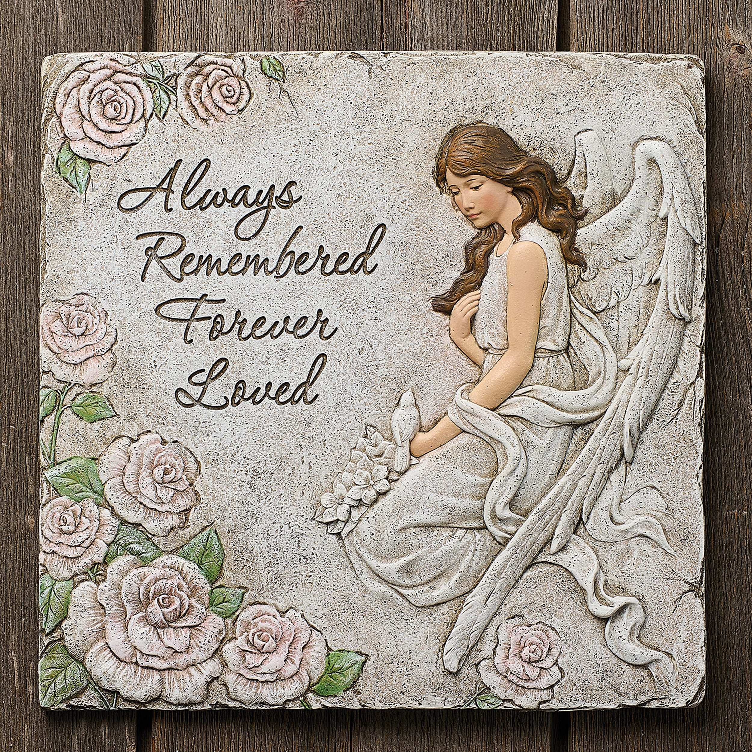 Joseph's Studio Memorial Angel Garden Stone