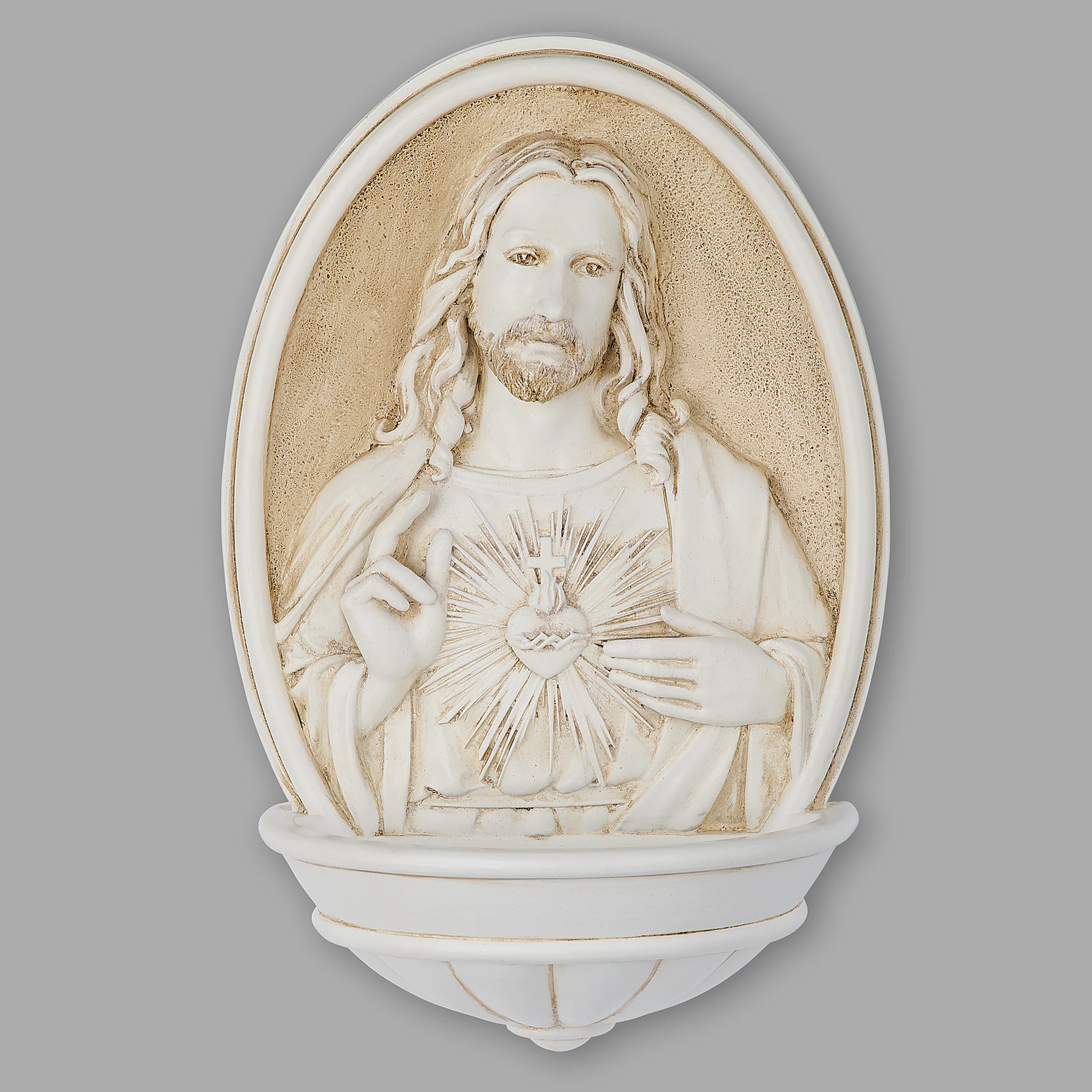 Joseph's Studio Sacred Heart Water Fountain - Renaissance Collection