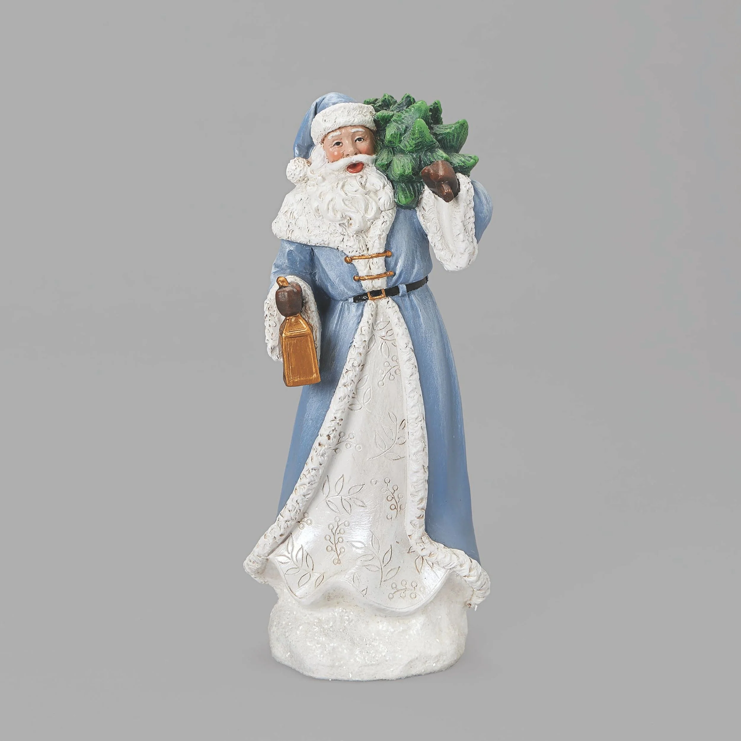 Joseph's Studio Santa with Tree and Lantern Figure