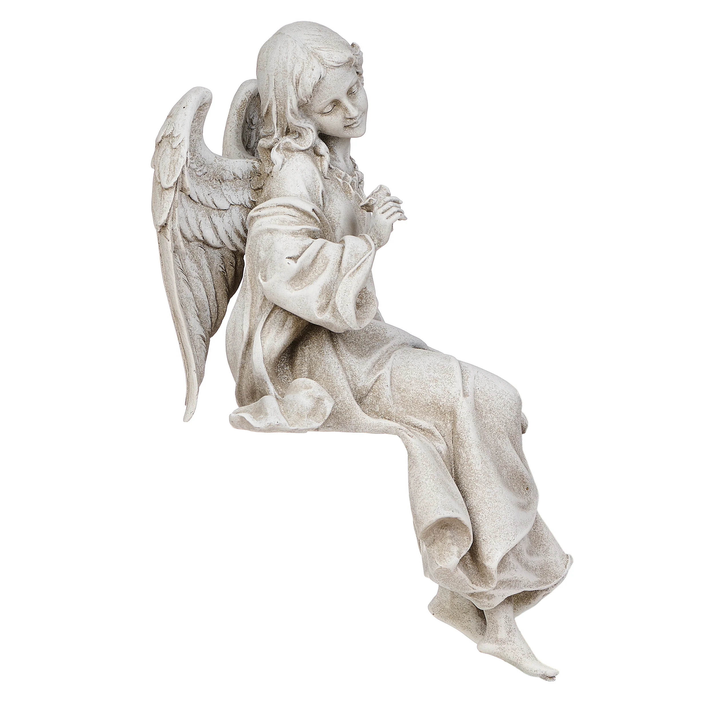 Joseph's Studio Sitting Angel Garden Statue - Image 2