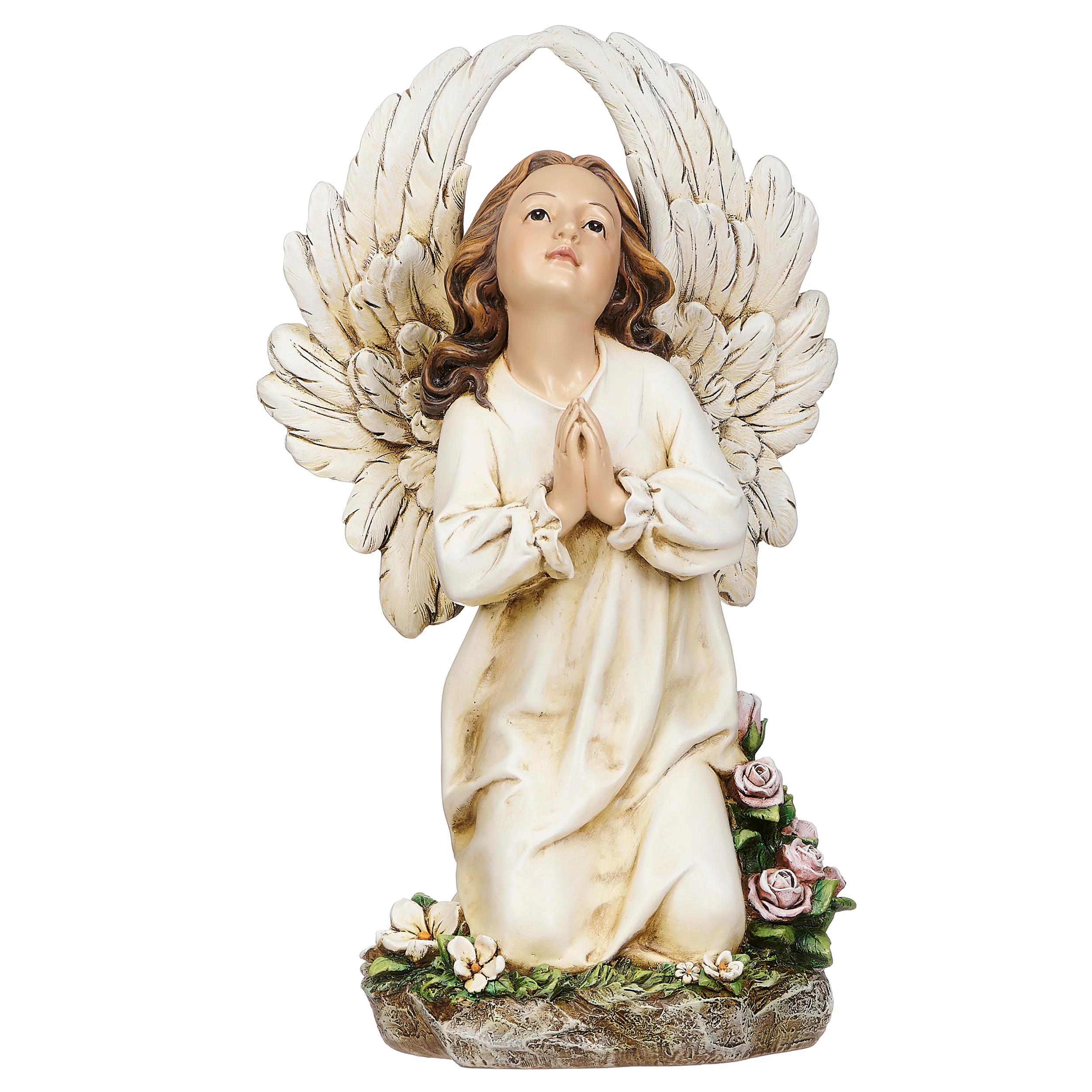 Joseph's Studio Kneeling Angel Garden Statue - Image 2