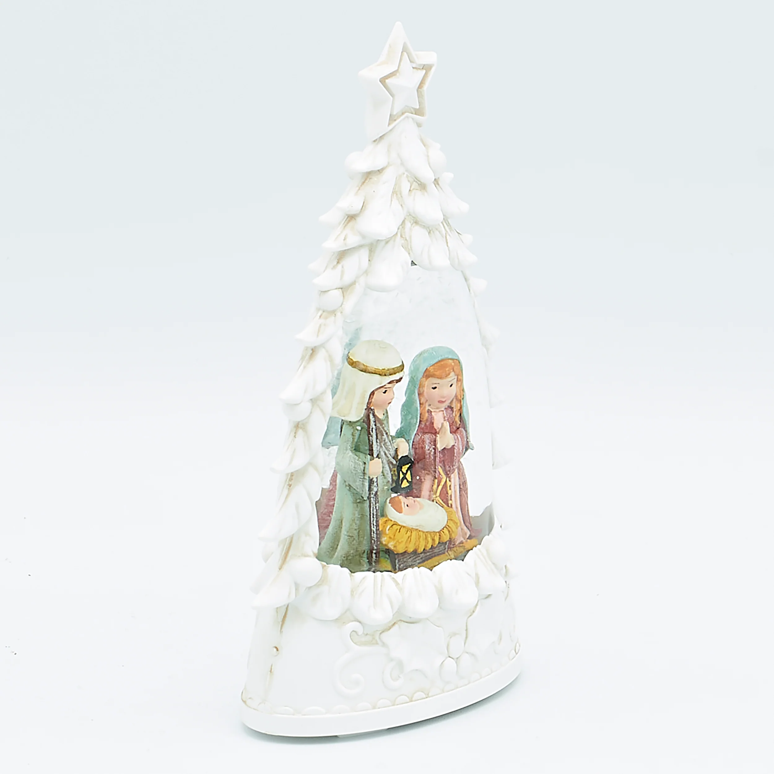 Lighted Holy Family Christmas Tree – Shimmering Merry Lites - Image 2